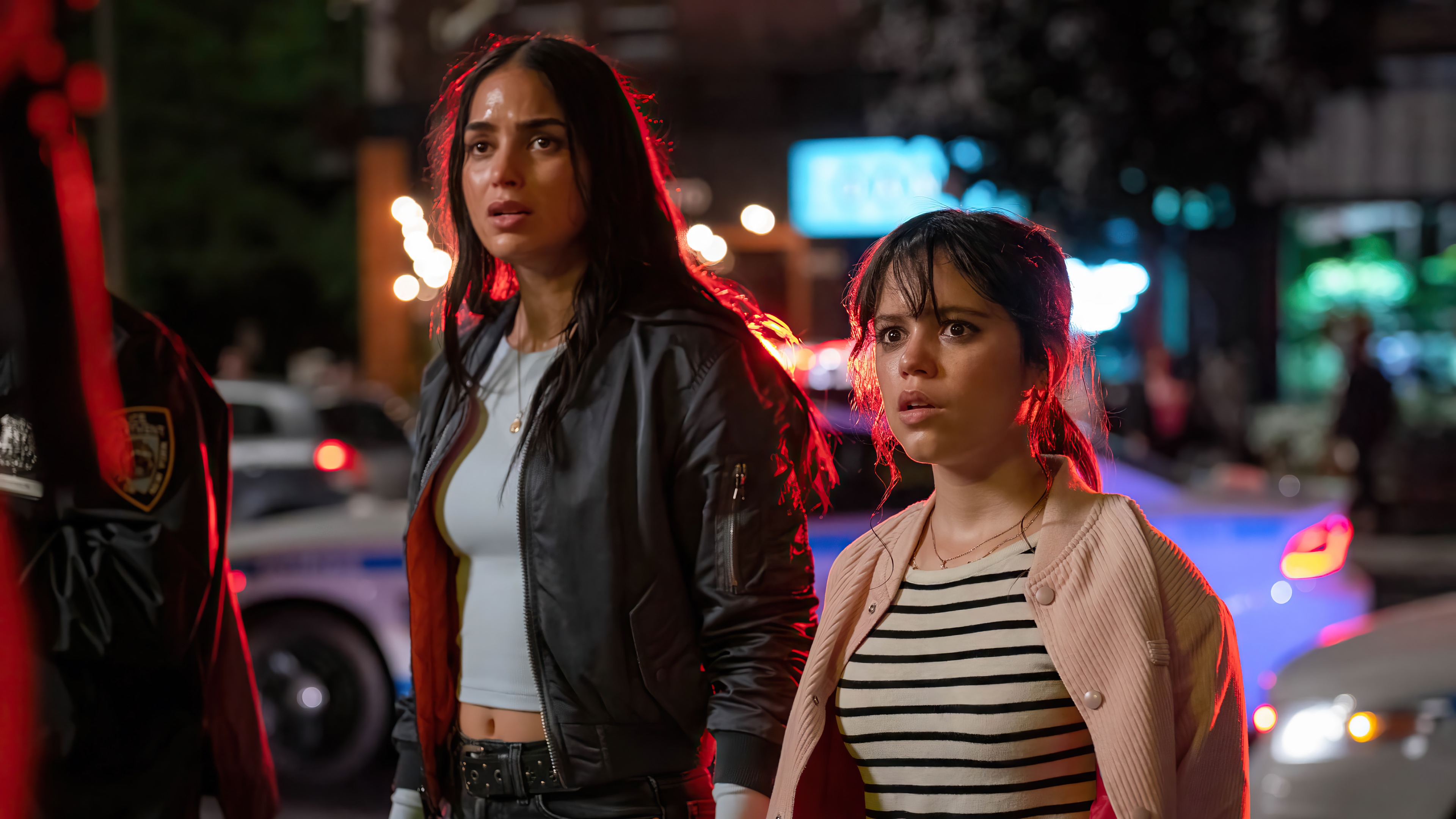 Jenna Ortega and Melissa Barrera in Scream VI 4K HD Wallpaper
