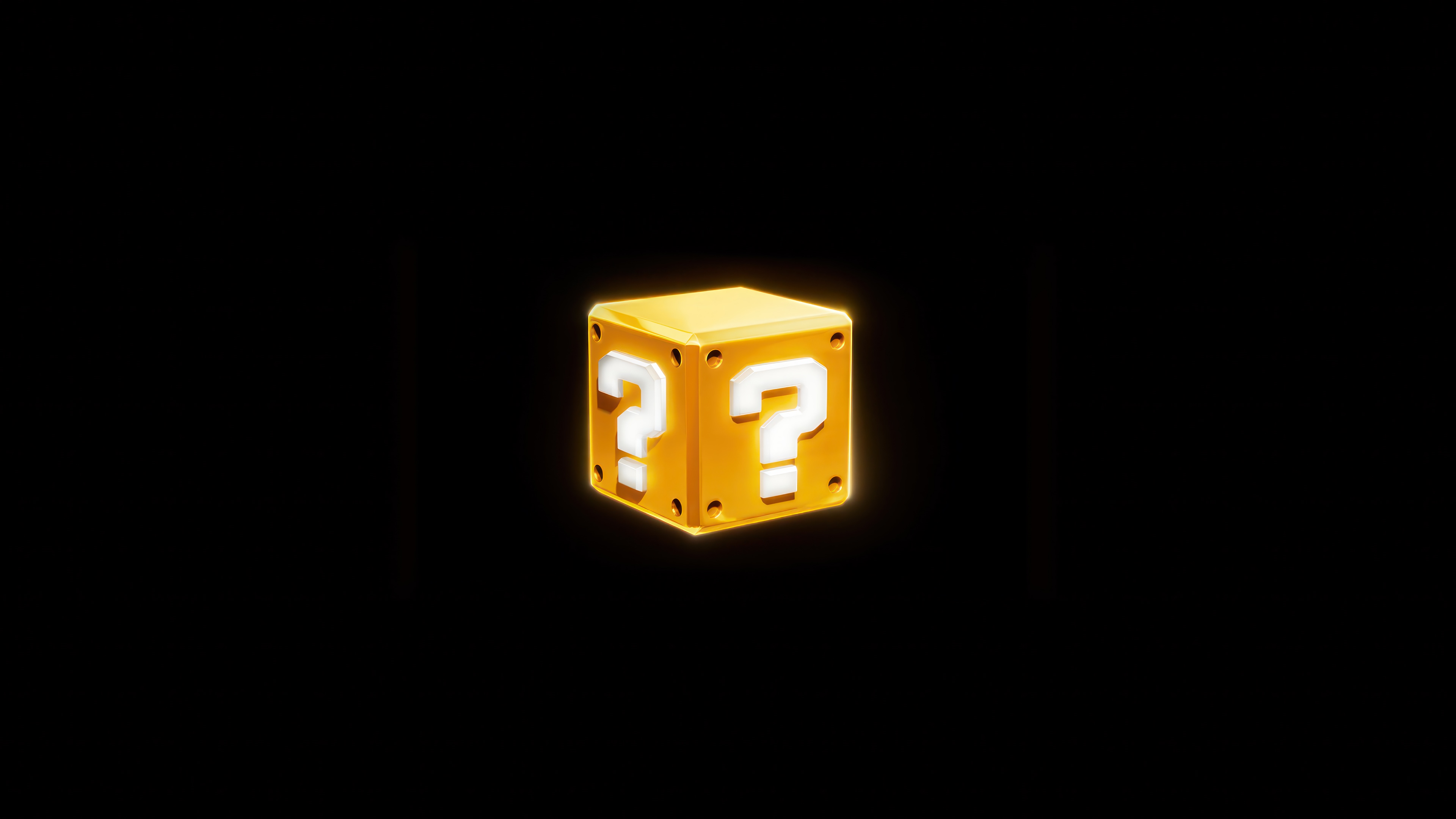 The Super Mario Bros. Movie 4K Question Block HD Wallpaper