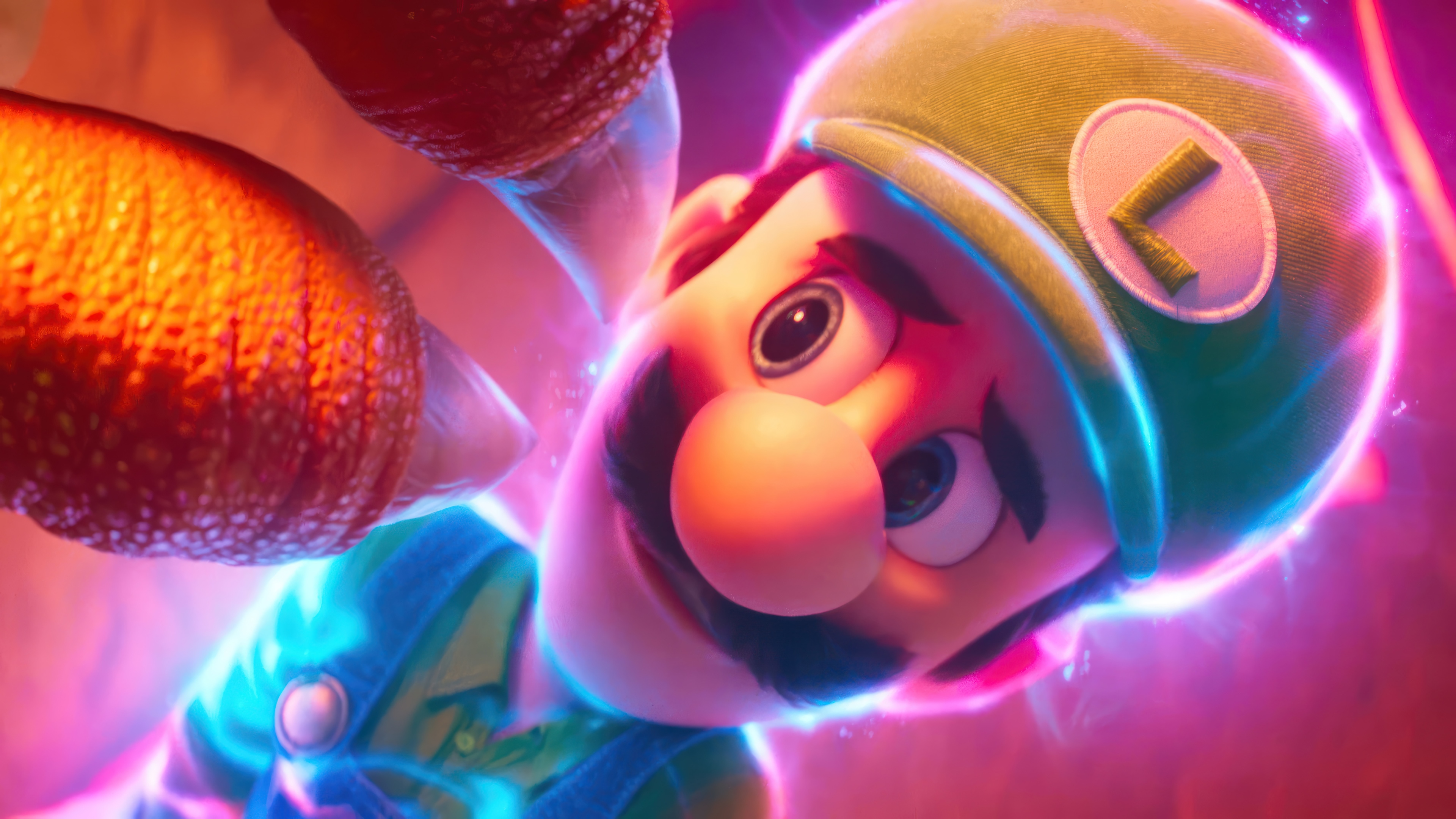 Luigi in The Super Mario Bros. Movie 4K HD Wallpaper