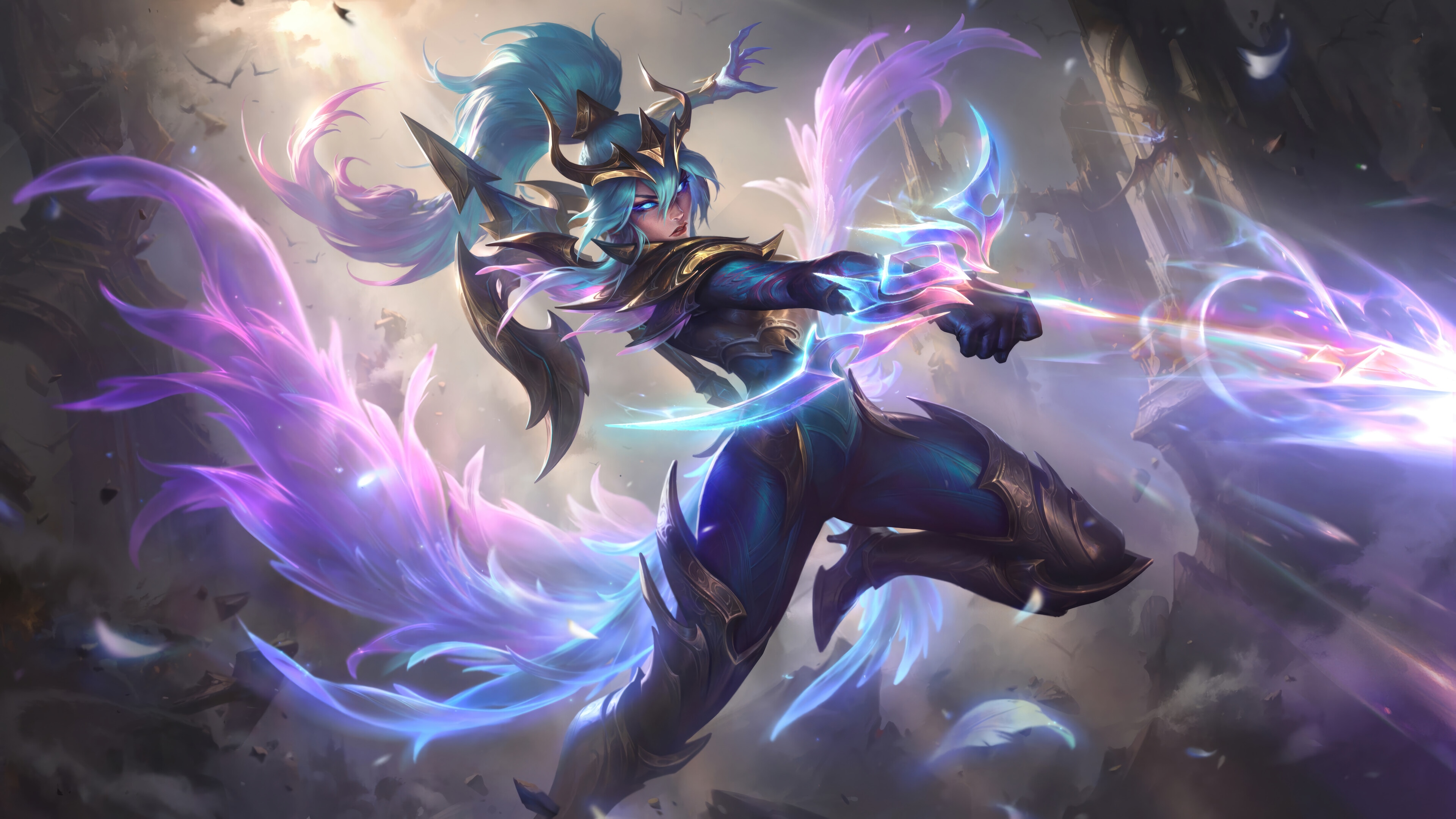 Warrior of Order Vayne from League of Legends 4K HD Wallpaper