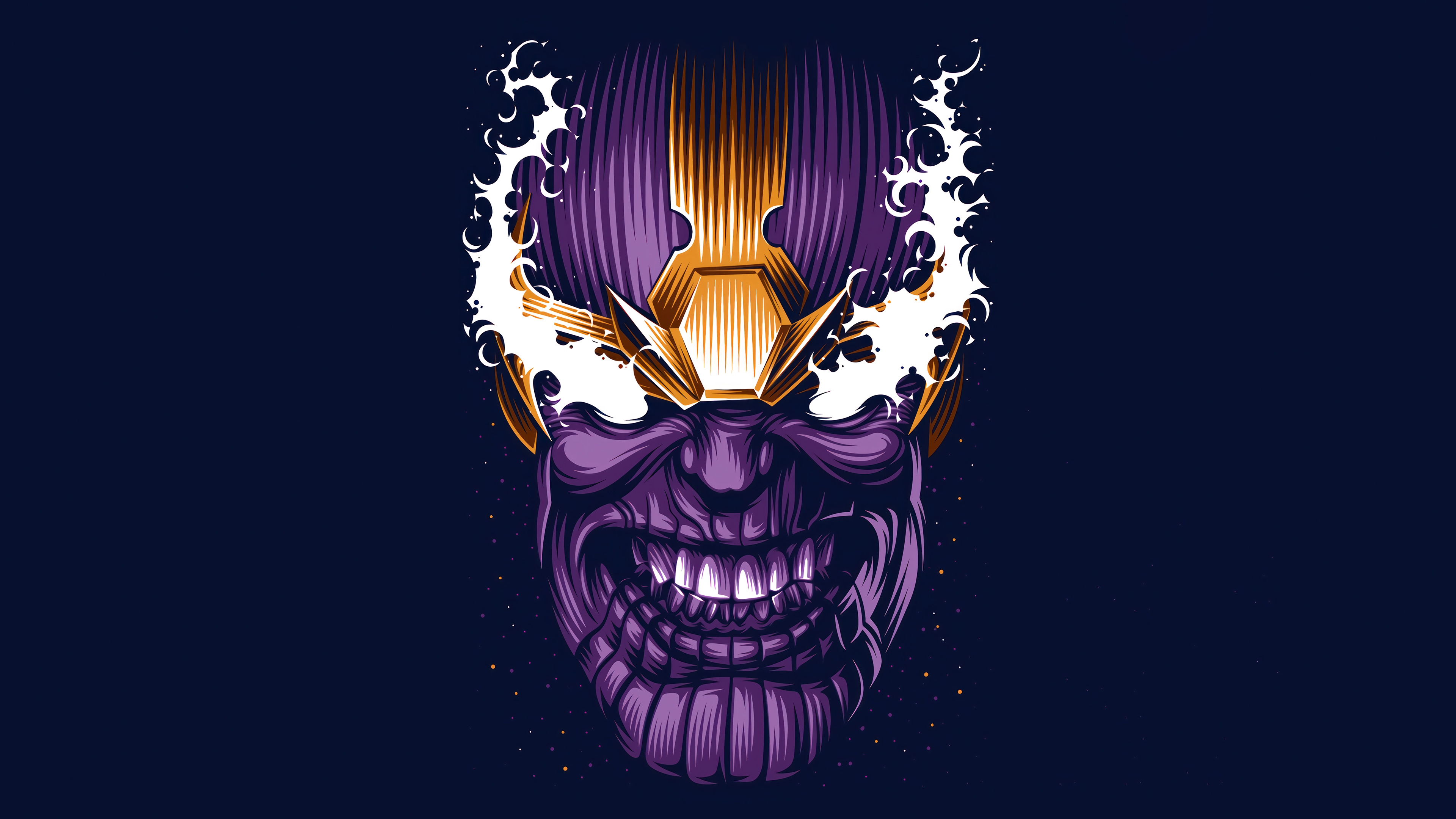 Thanos 4K Marvel Comics Art HD Wallpaper