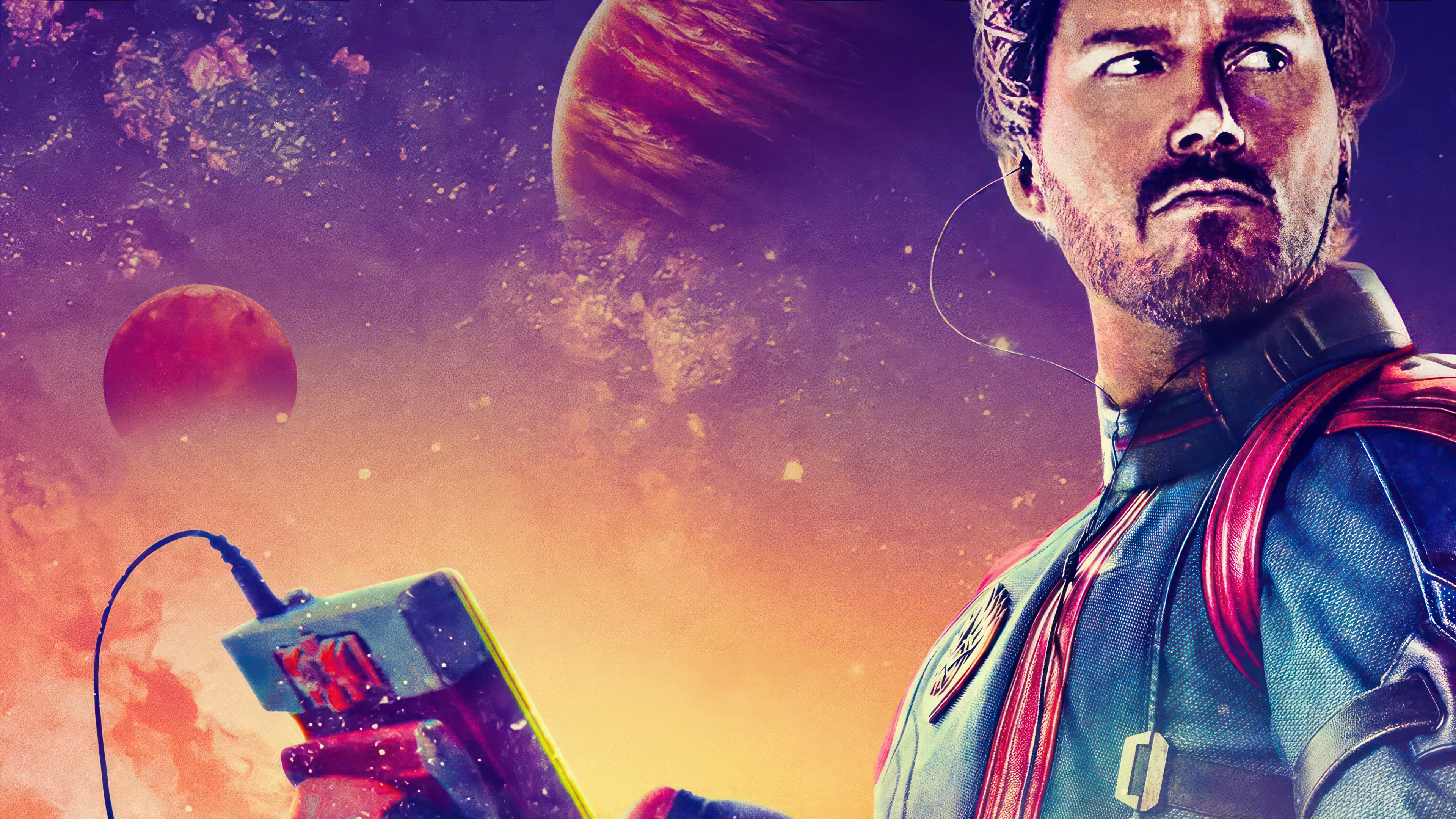 Star-Lord in Guardians of the Galaxy Vol. 3 4K HD Wallpaper