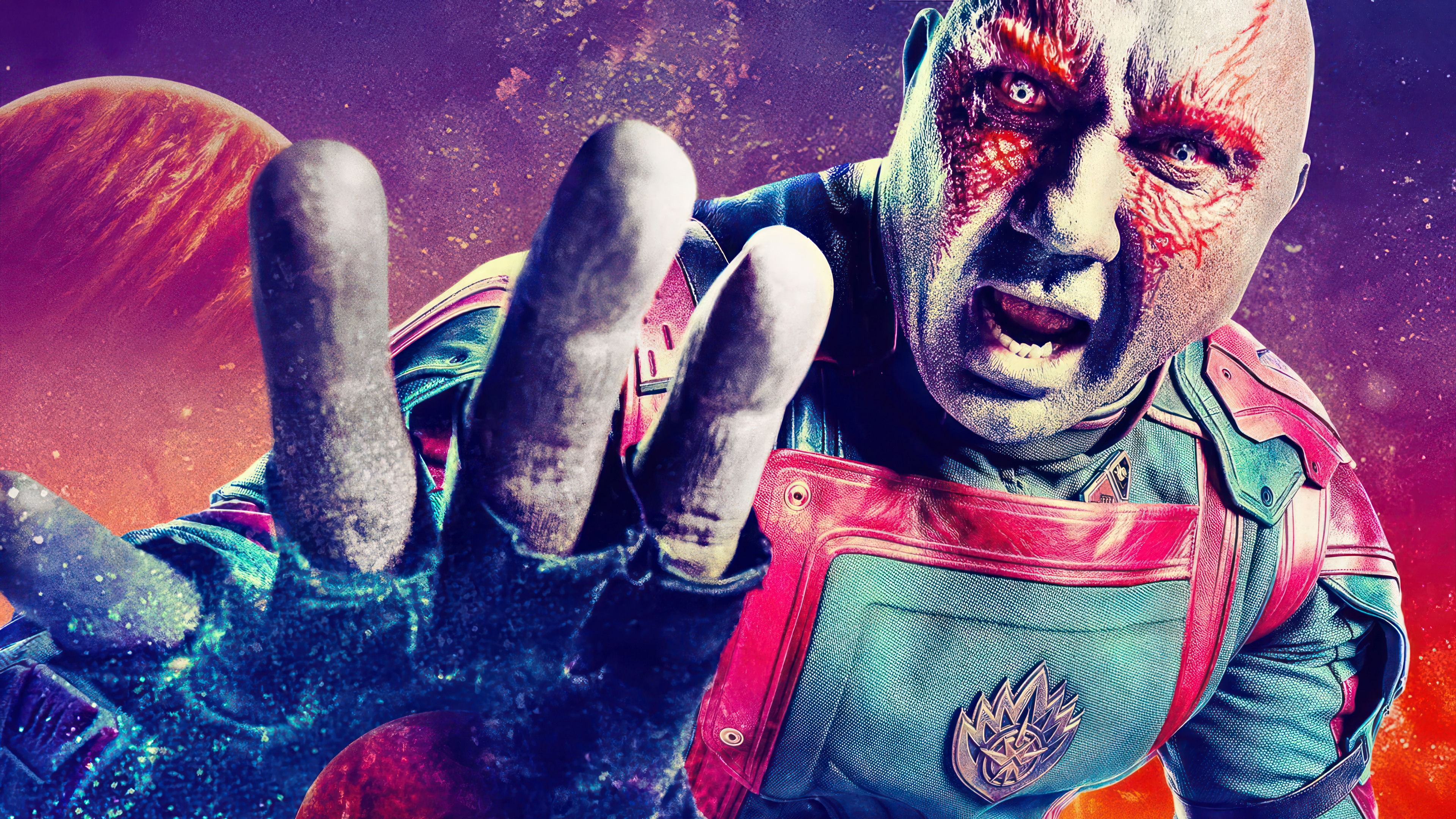 Drax from Guardians of the Galaxy Vol. 3 4K HD Wallpaper