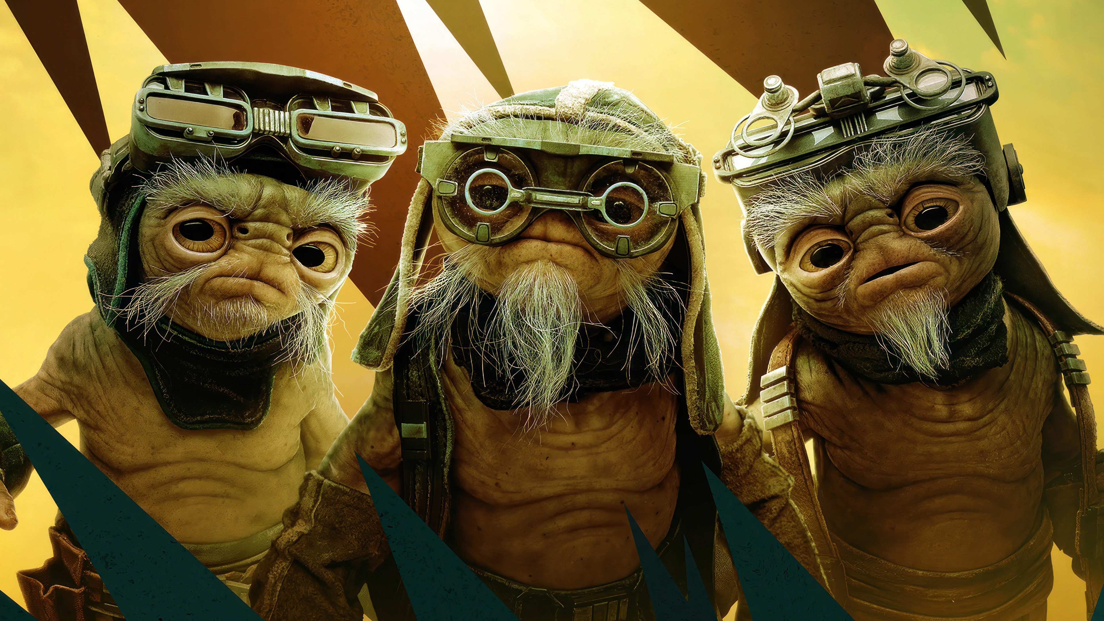 Babu Frik and two other Anzellan aliens in Star Wars HD Wallpaper