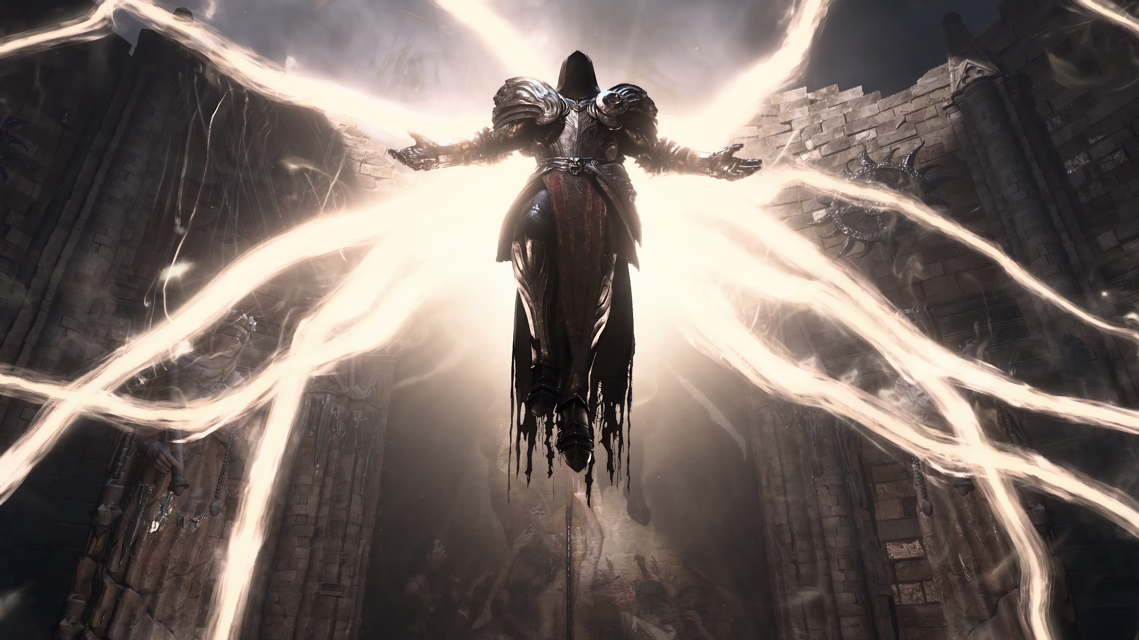 Inarius from Diablo IV with glowing energy HD Wallpaper