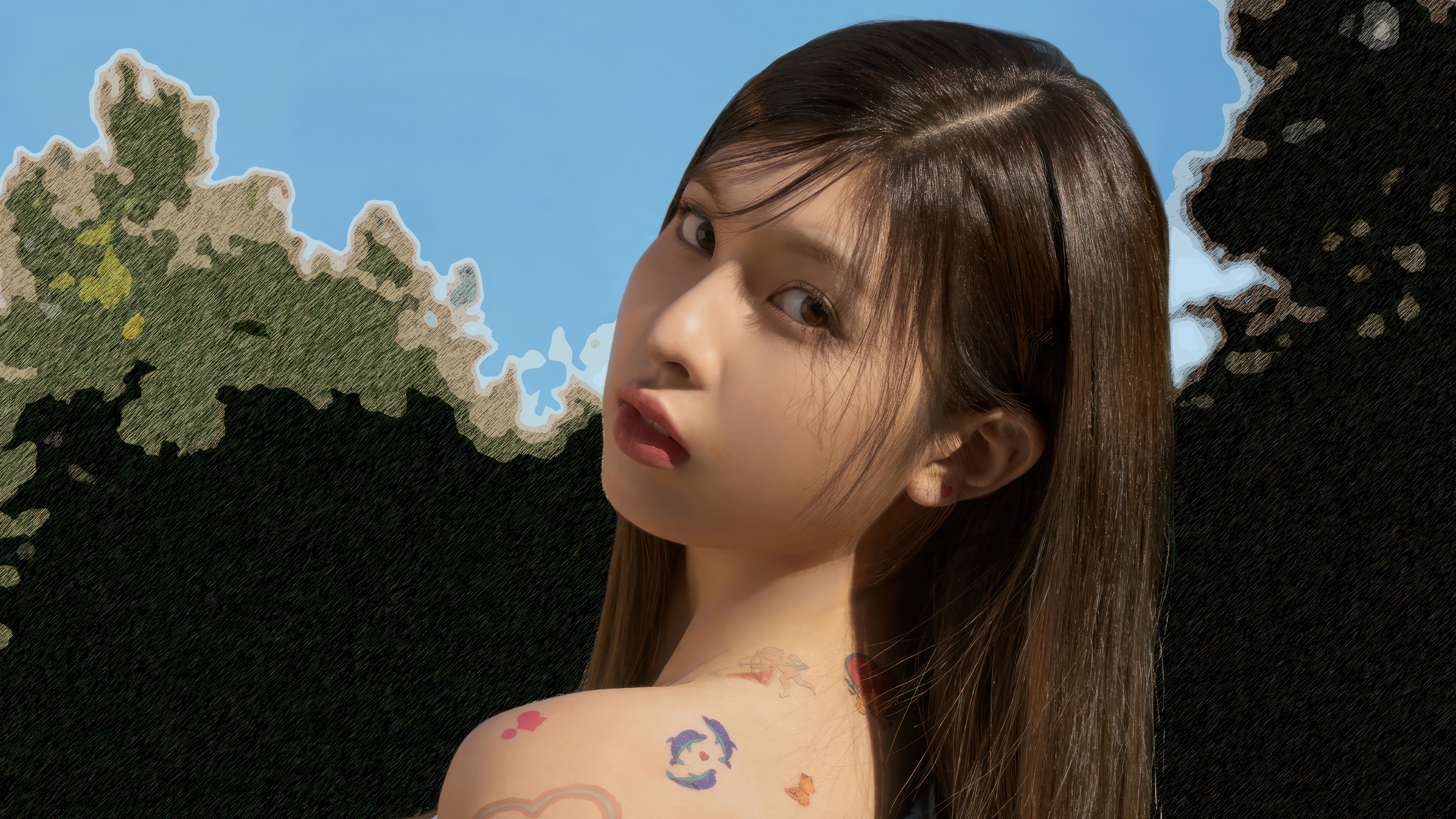 NMIXX Bae 4K HD Wallpaper