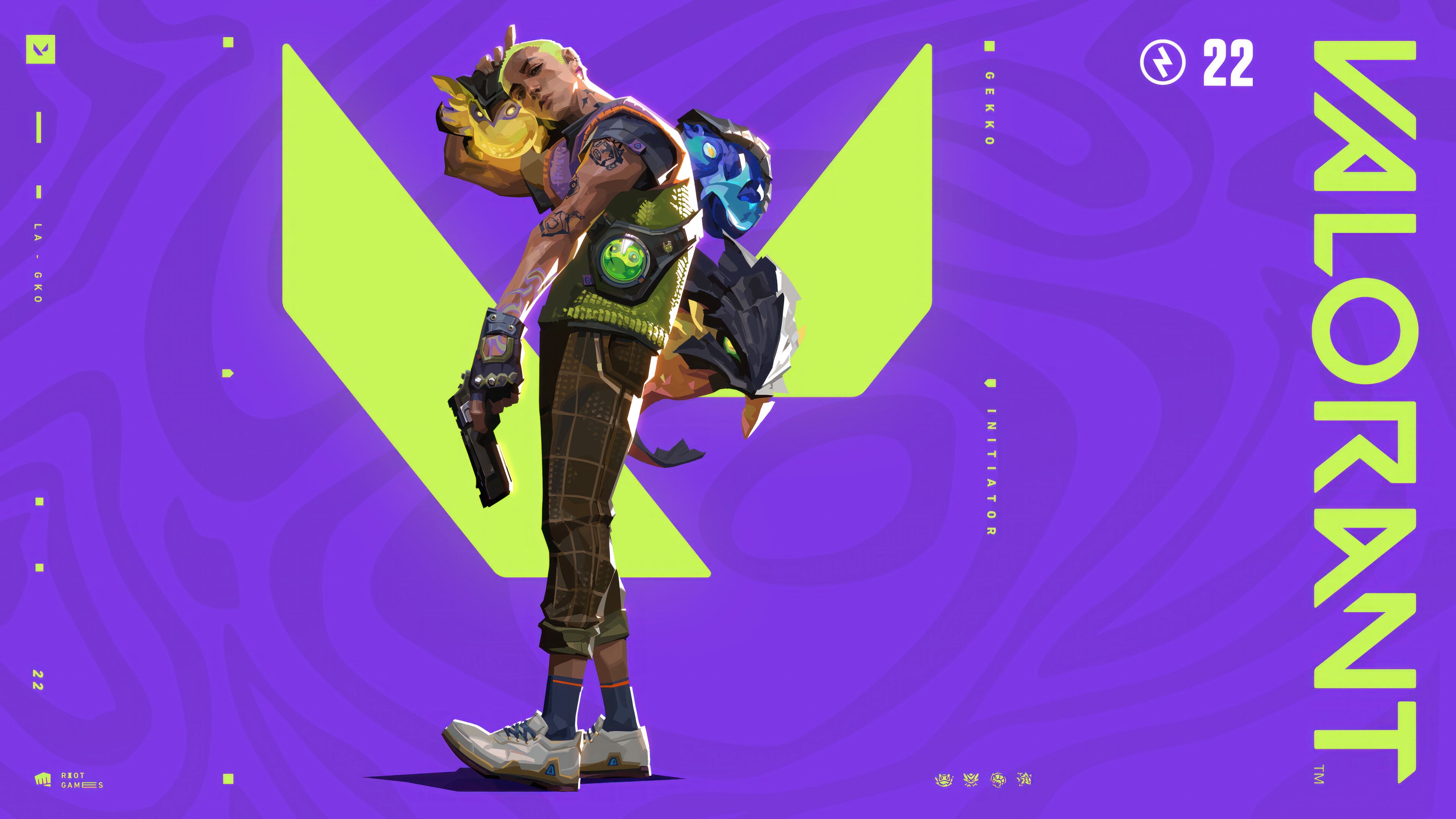 Valorant Gekko 4K HD Wallpaper