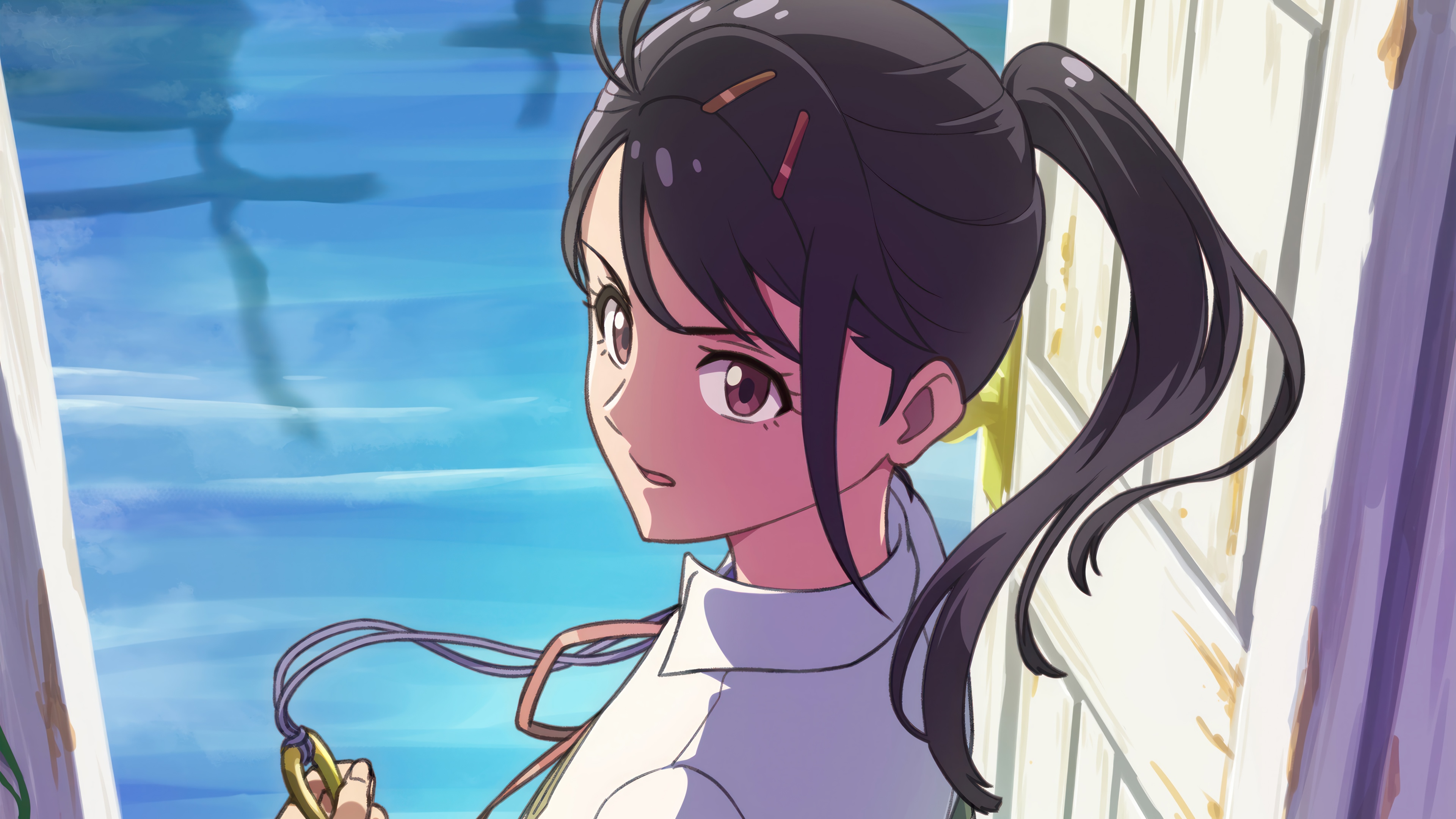 Suzume Iwato from Suzume No Tojimari 4K HD Wallpaper