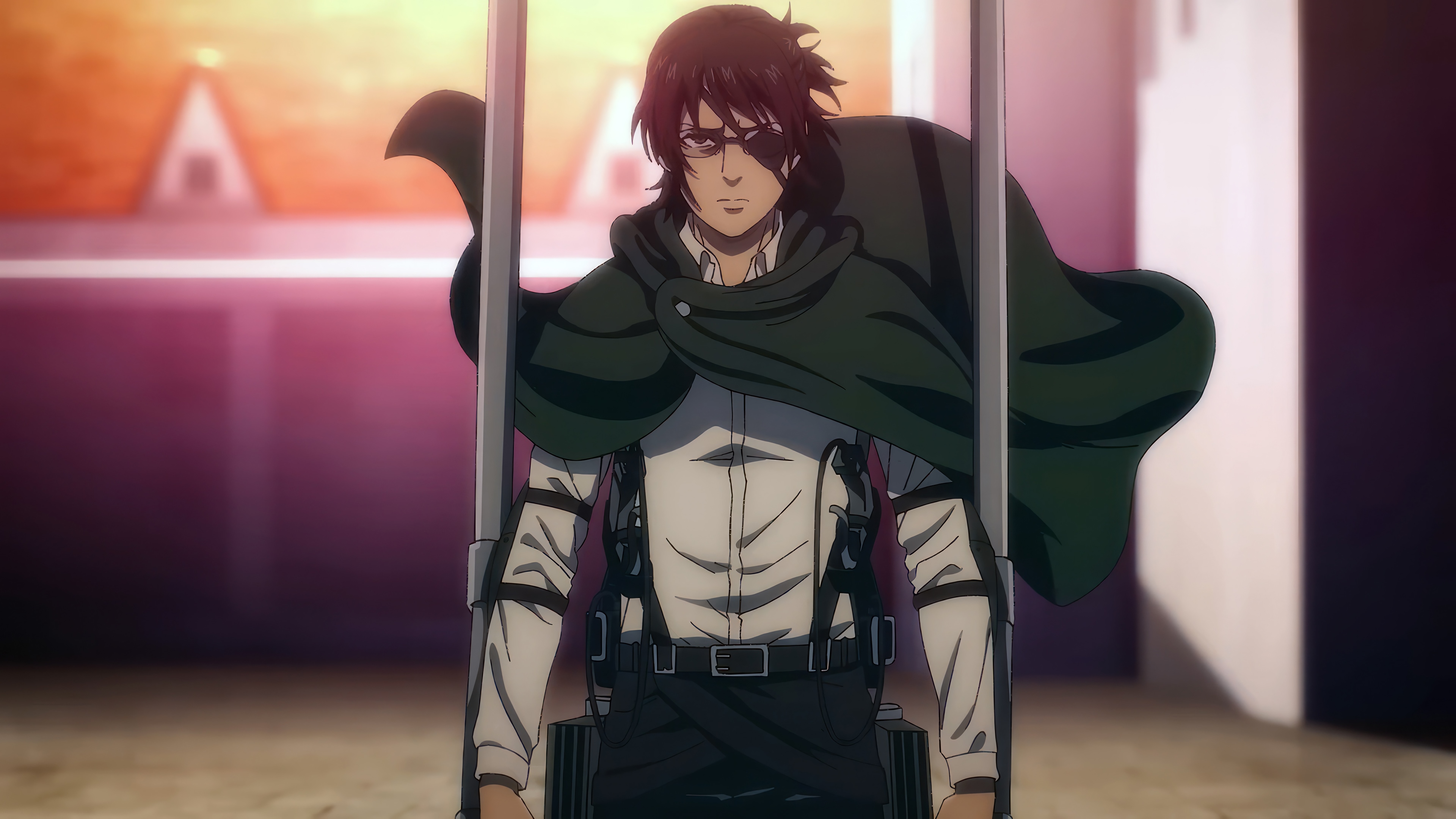 Hange Zoe in Attack on Titan 4K HD Wallpaper