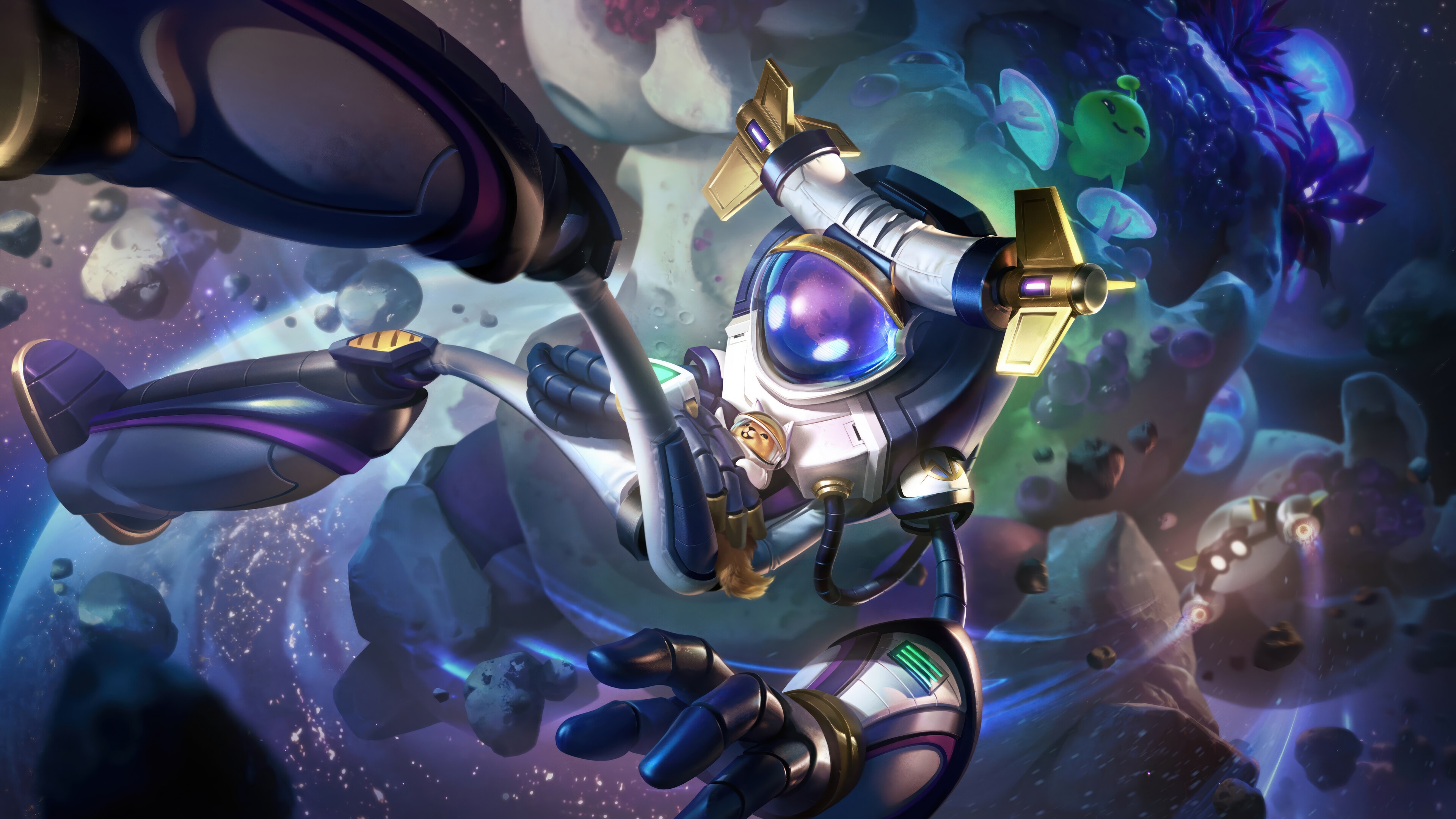 Ivern in Space Splash Art 4K HD Wallpaper
