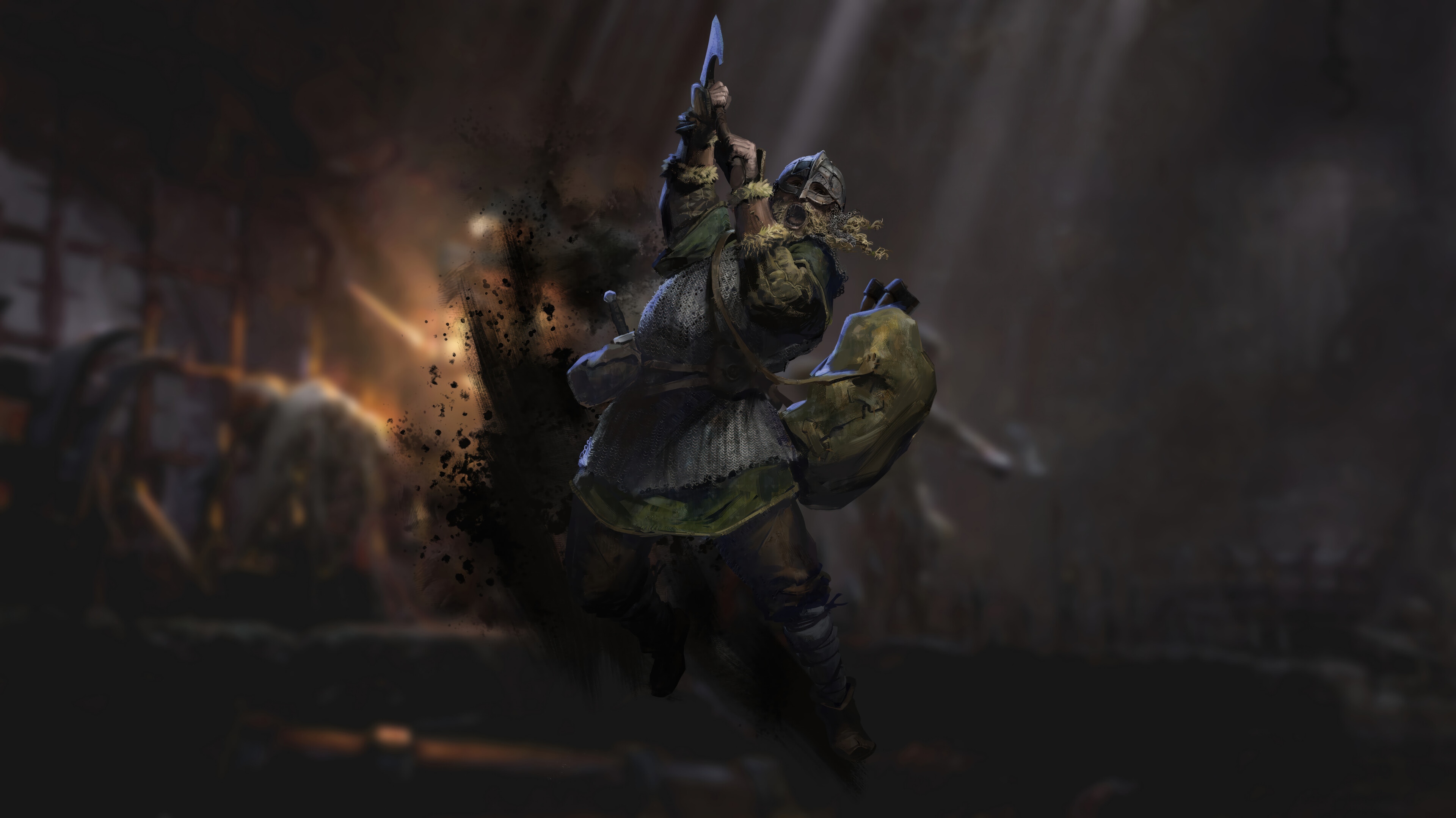 Dark and Darker Barbarian 4K HD Wallpaper