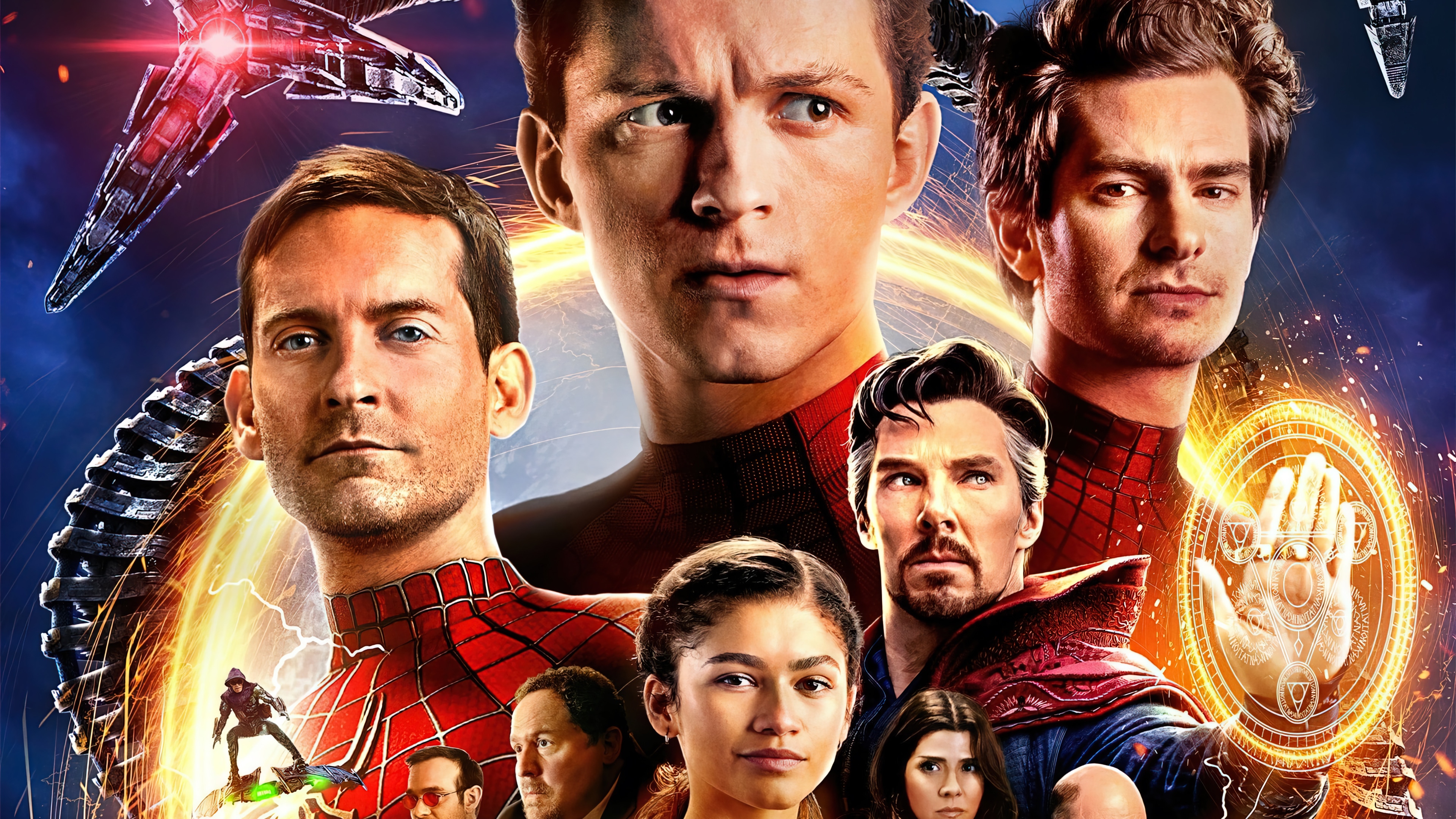 Spider-Man: No Way Home 4K Movie Poster HD Wallpaper