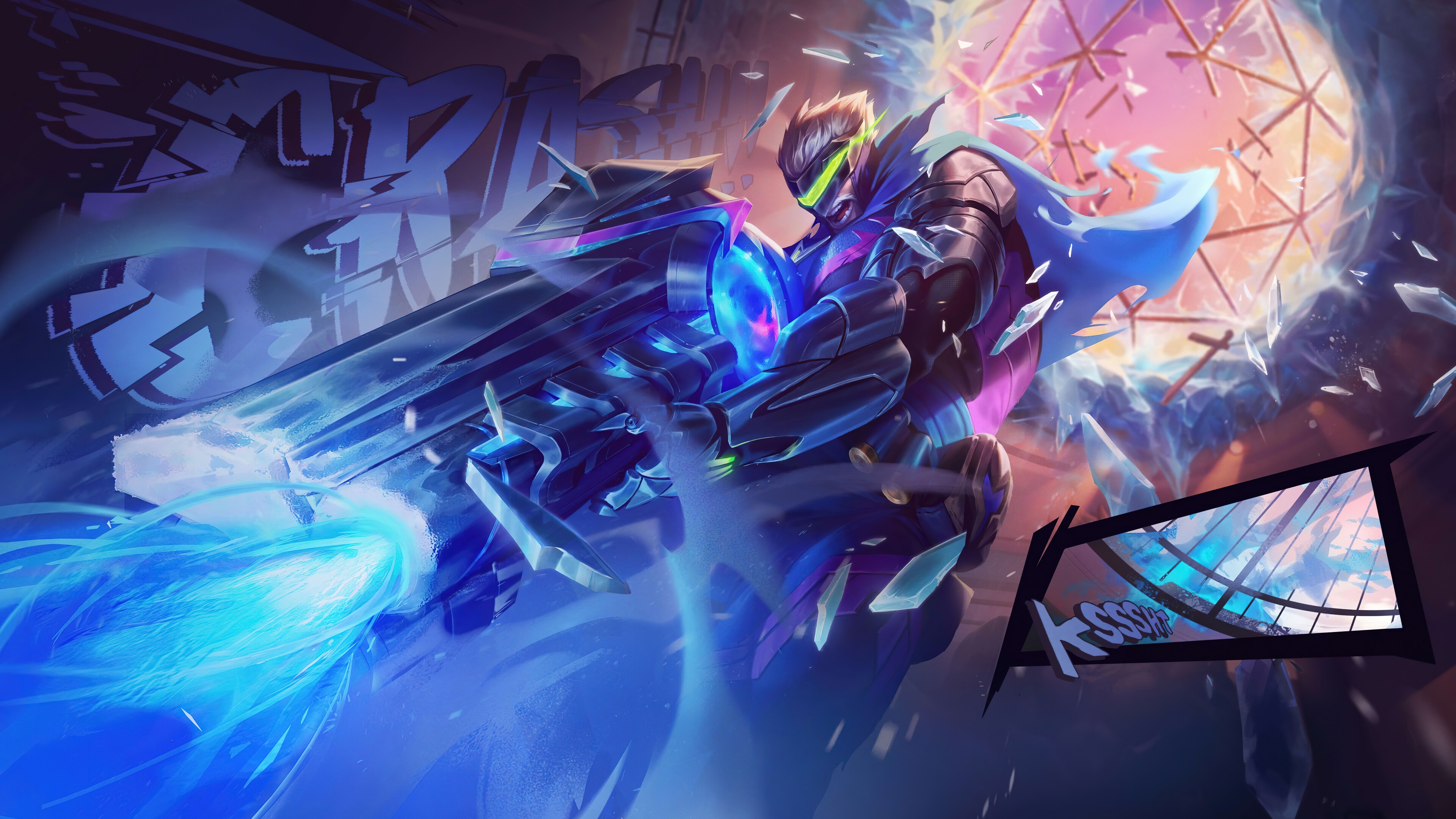 Supervillain Graves in League of Legends 4K Splash Art HD Wallpaper