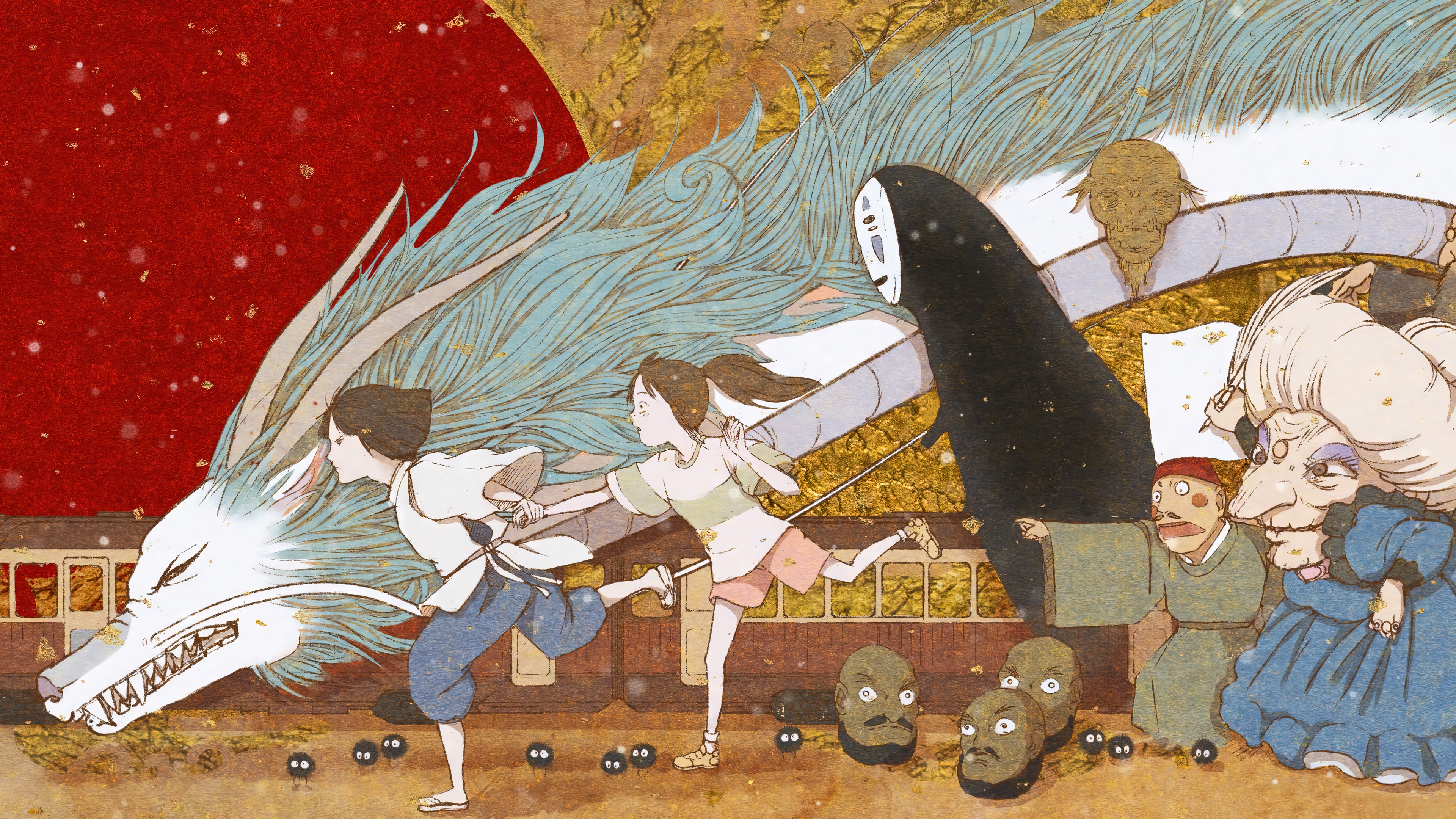 Spirited Away 4K HD Wallpaper