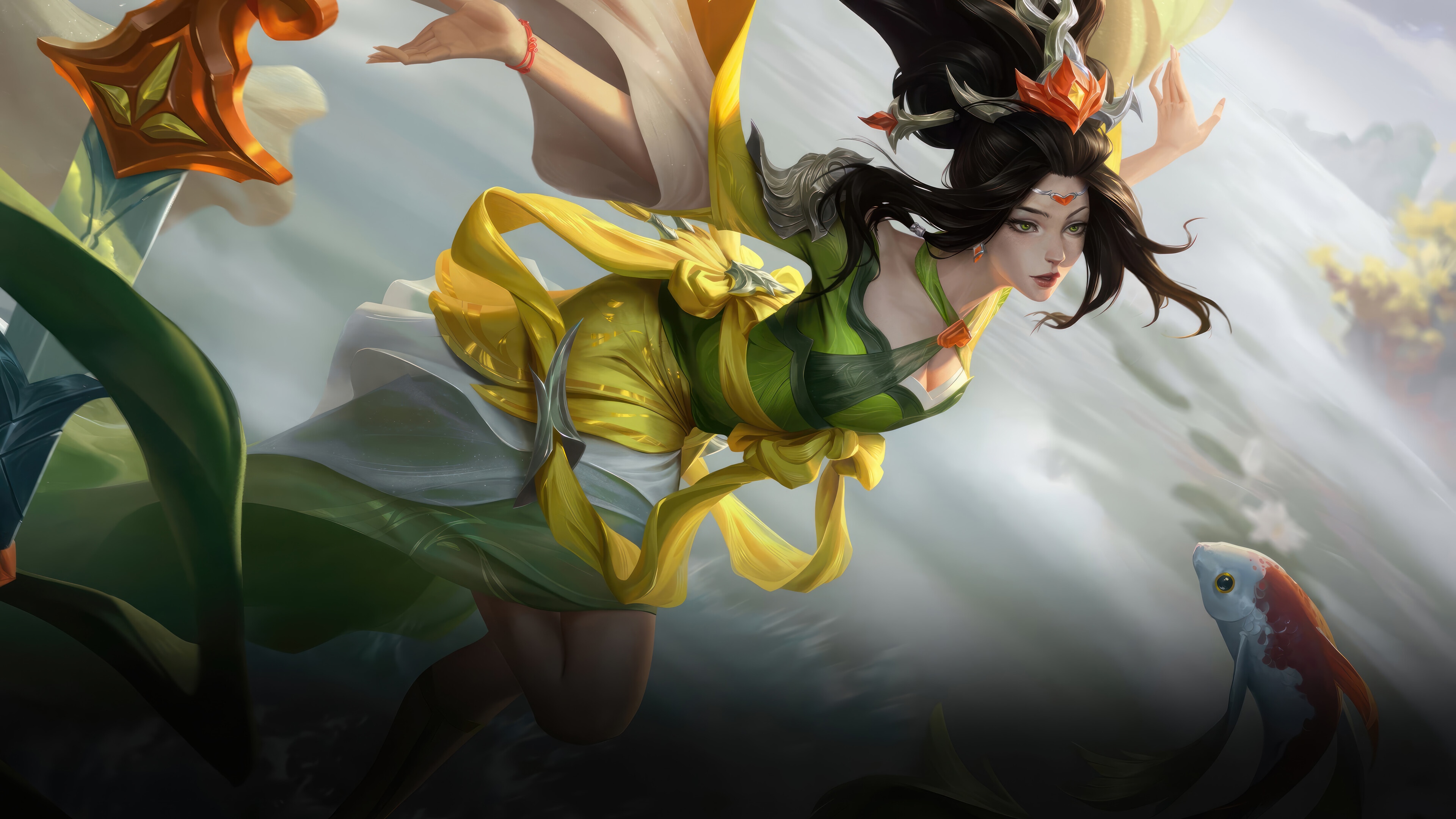 Janna from League of Legends in 4K HD Wallpaper