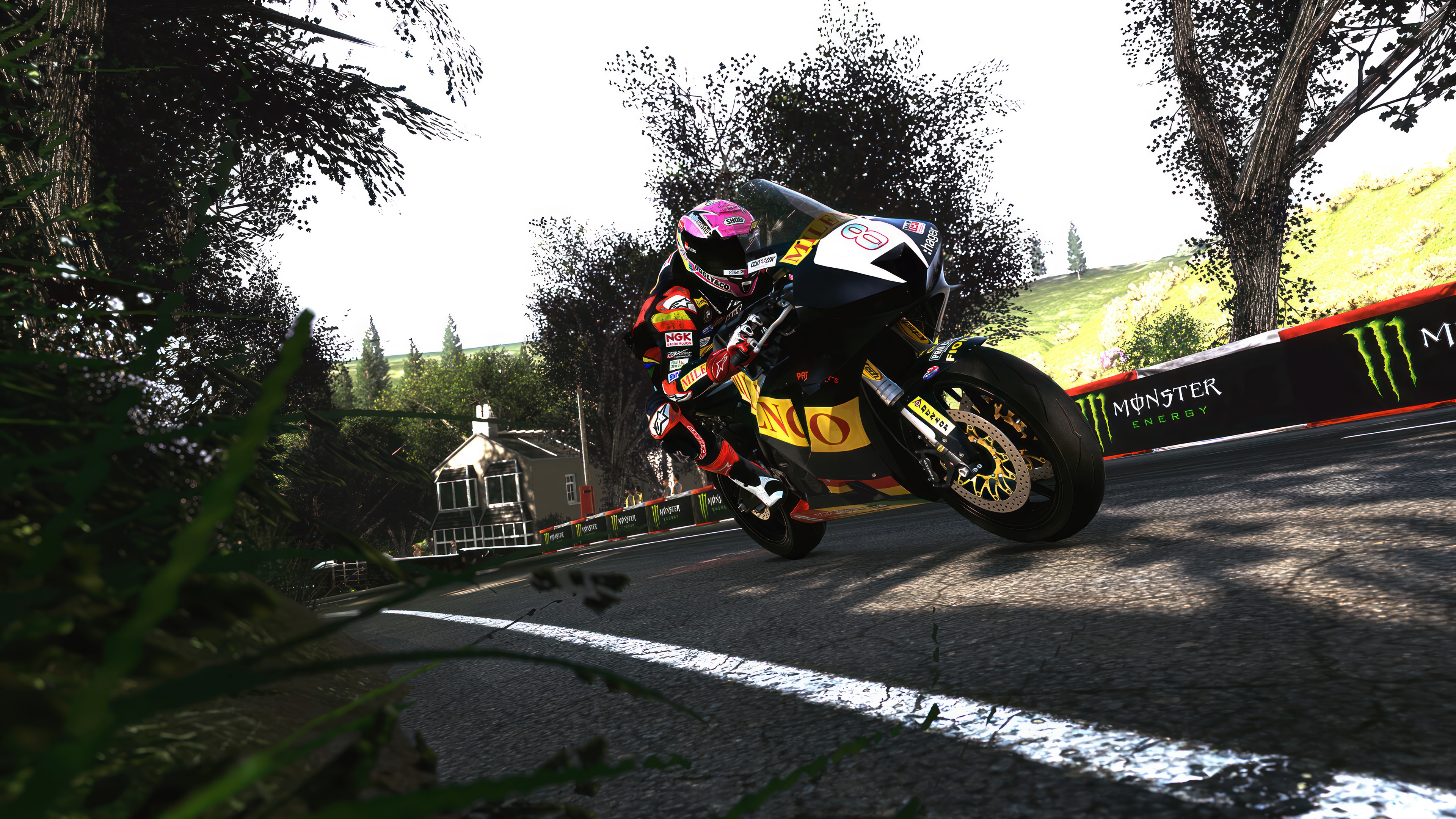 TT Isle of Man: Ride on the Edge 3 Motorcycle Racing 4K HD Wallpaper