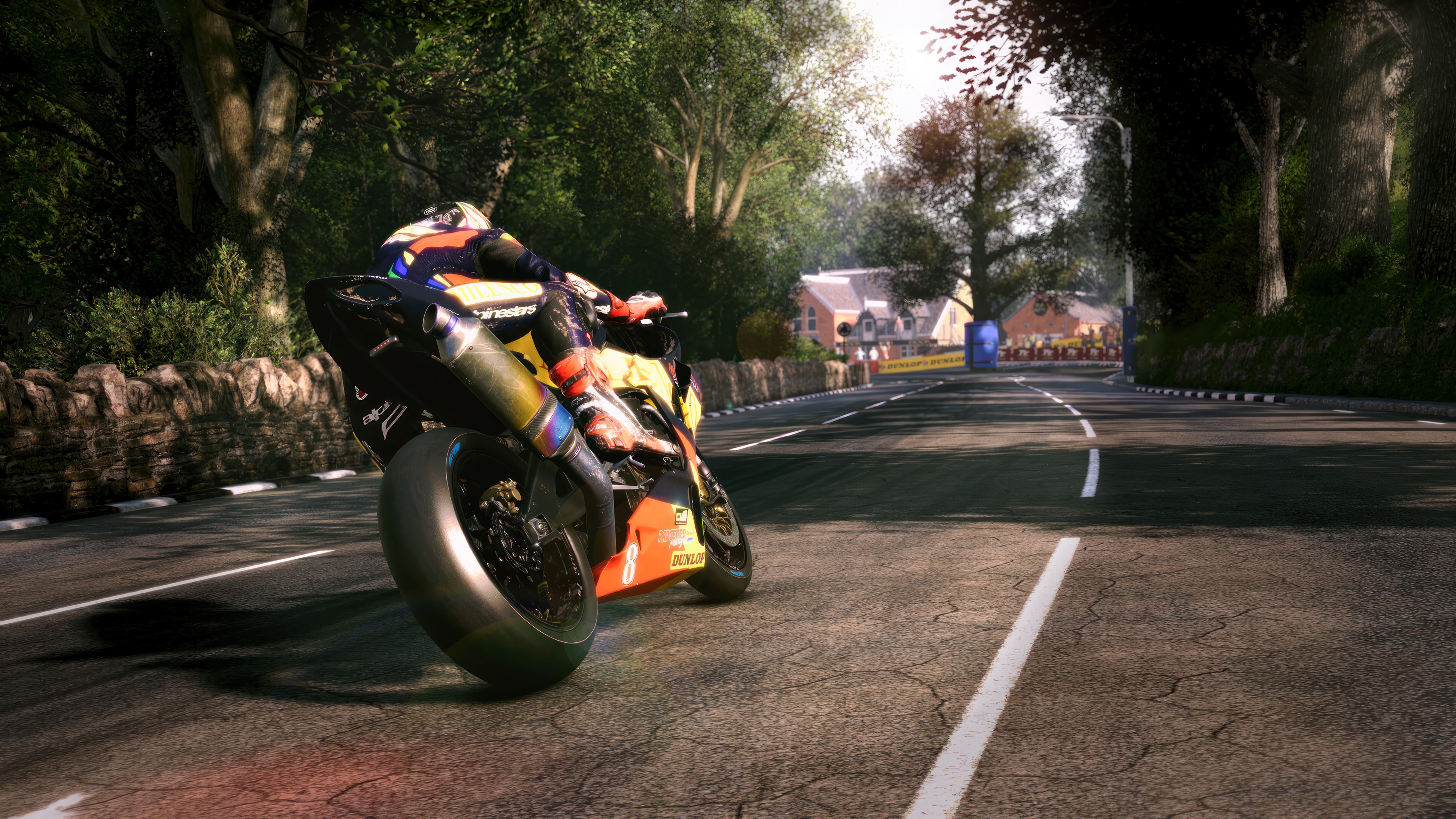 TT Isle of Man: Ride on the Edge 3 Motorcycle Racing 4K HD Wallpaper