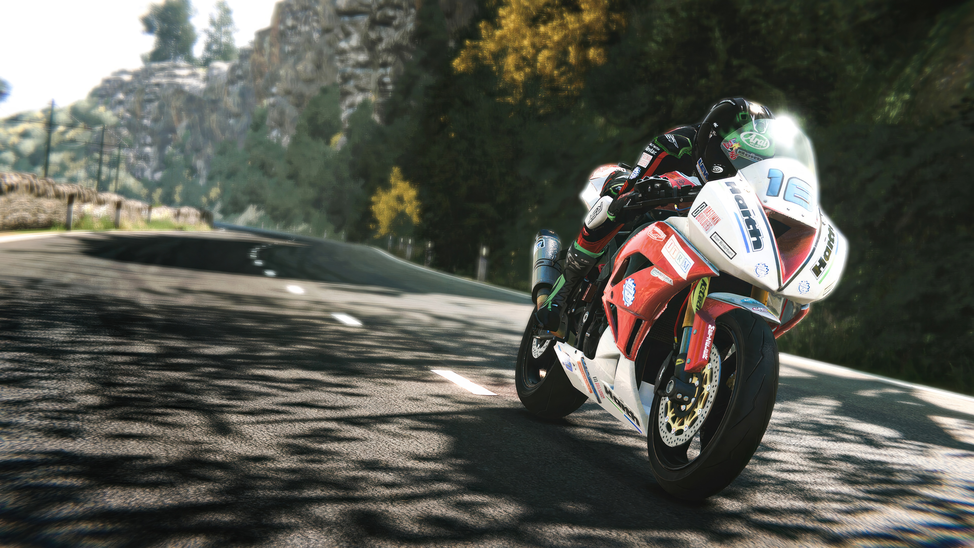Motorcycle racing on TT Isle of Man: Ride on the Edge 3 HD Wallpaper