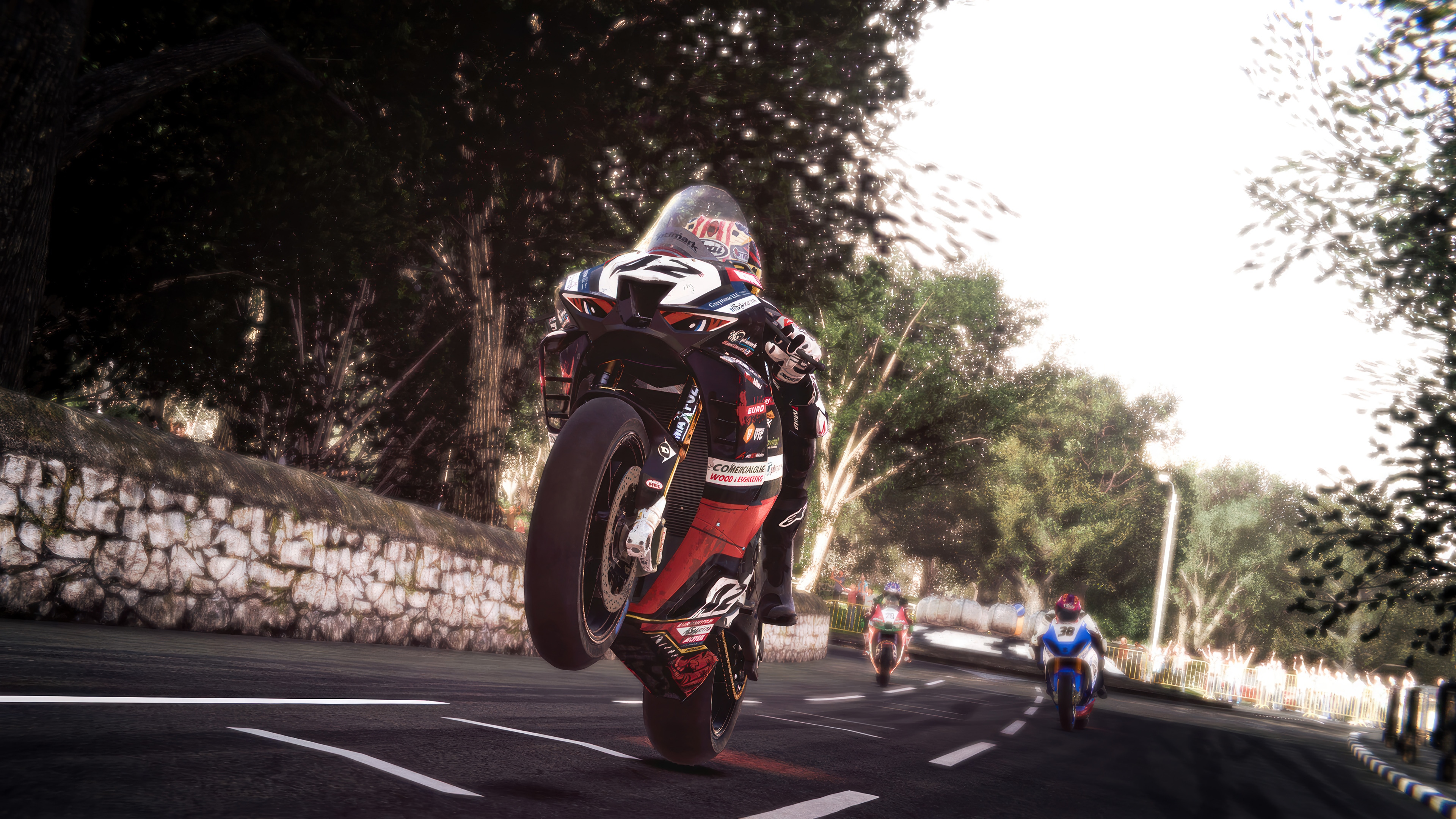 TT Isle of Man: Ride on the Edge 3 Motorcycle Racing 4K HD Wallpaper