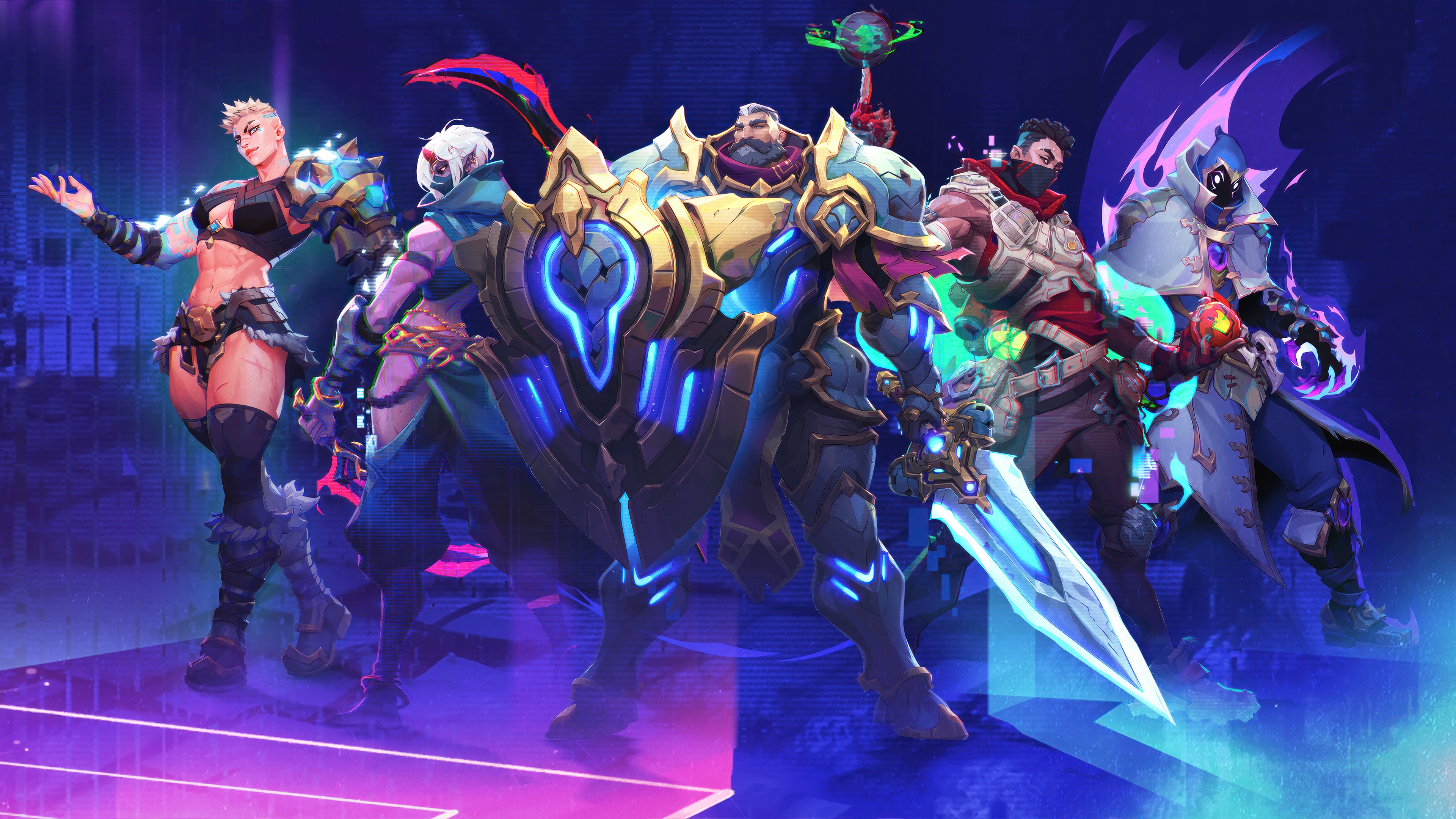 Wayfinder characters in 4K HD Wallpaper