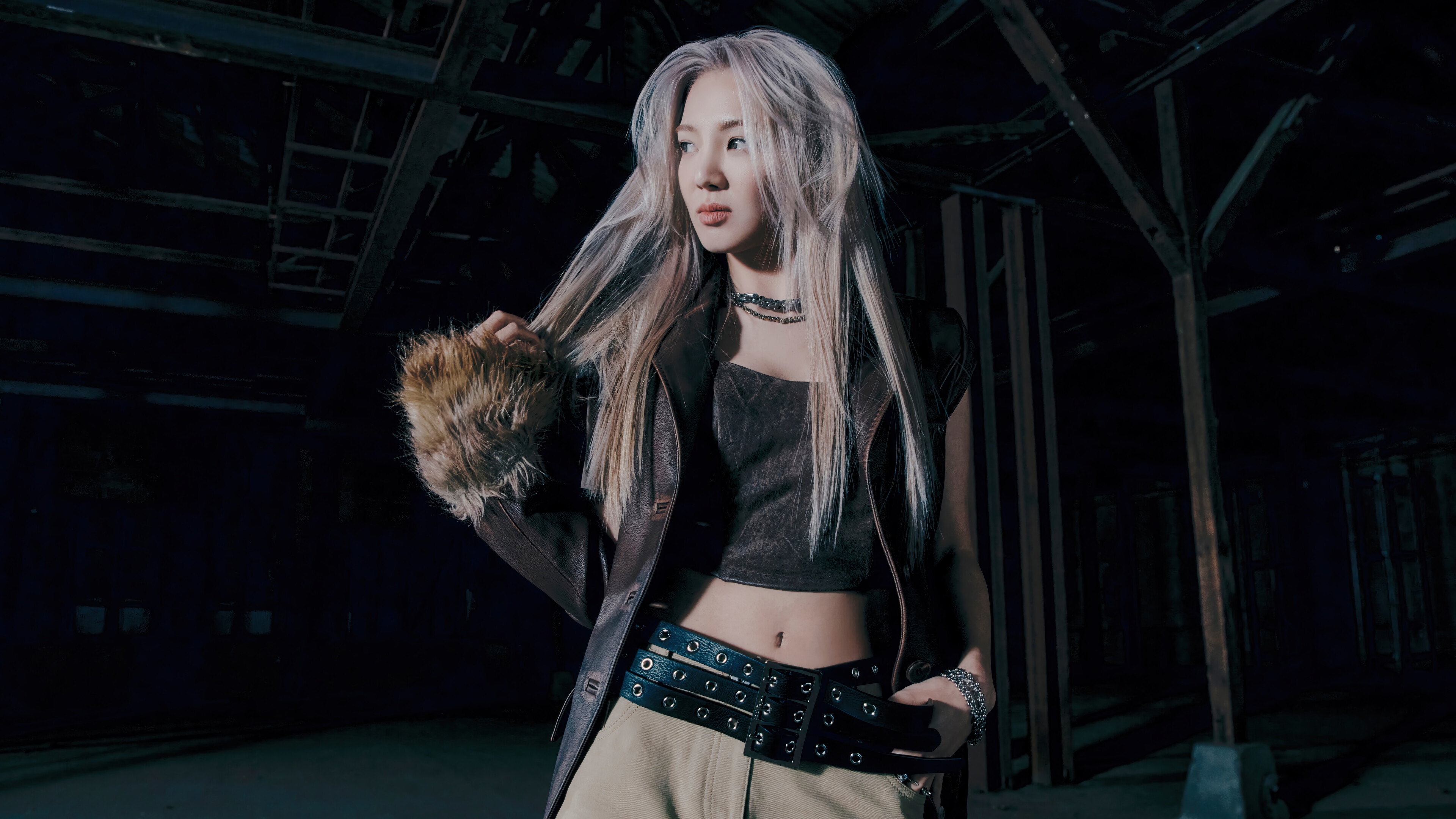Hyoyeon from GOT The Beat - Stamp On It 4K HD Wallpaper