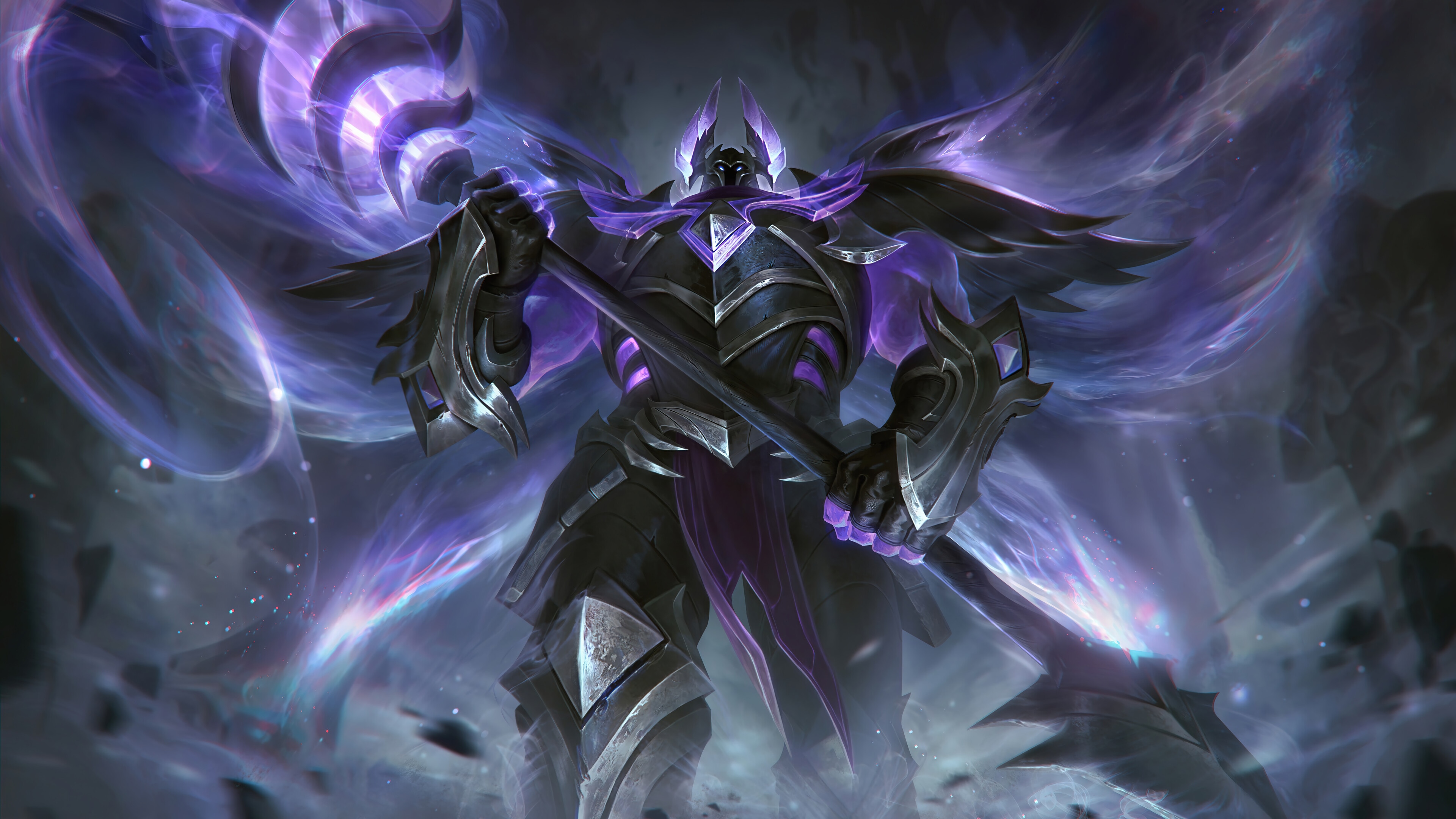 Ashen Mordekaiser League of Legends Splash Art 4K HD Wallpaper