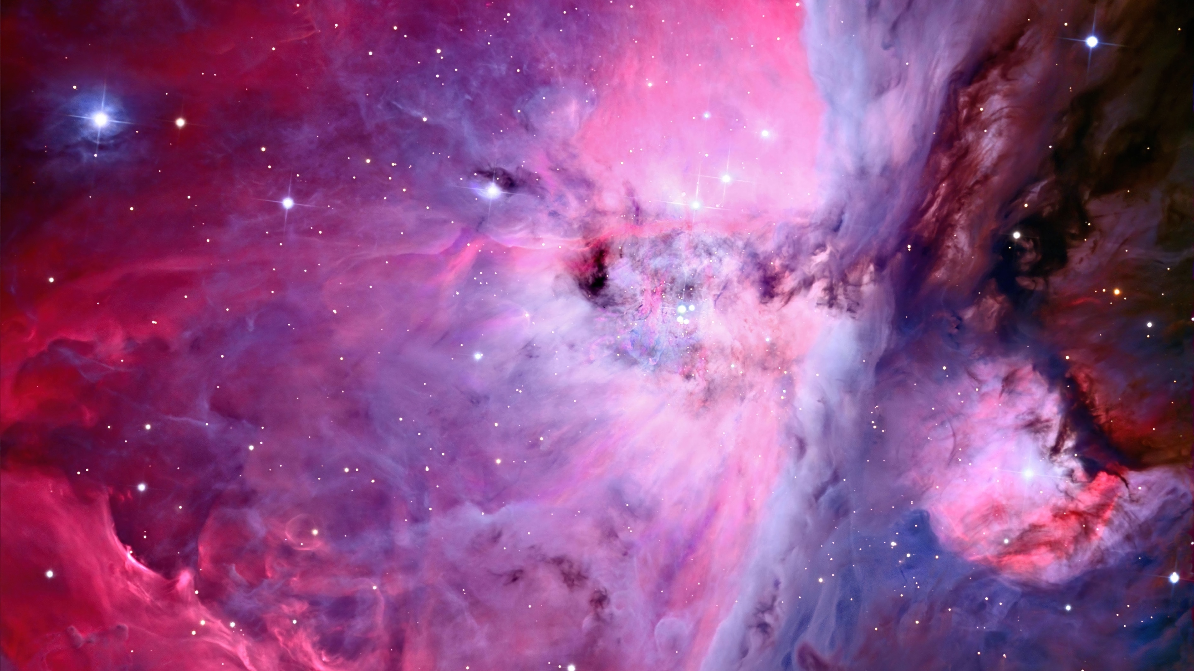 Orion Nebula in Space with Stars 4K HD Wallpaper