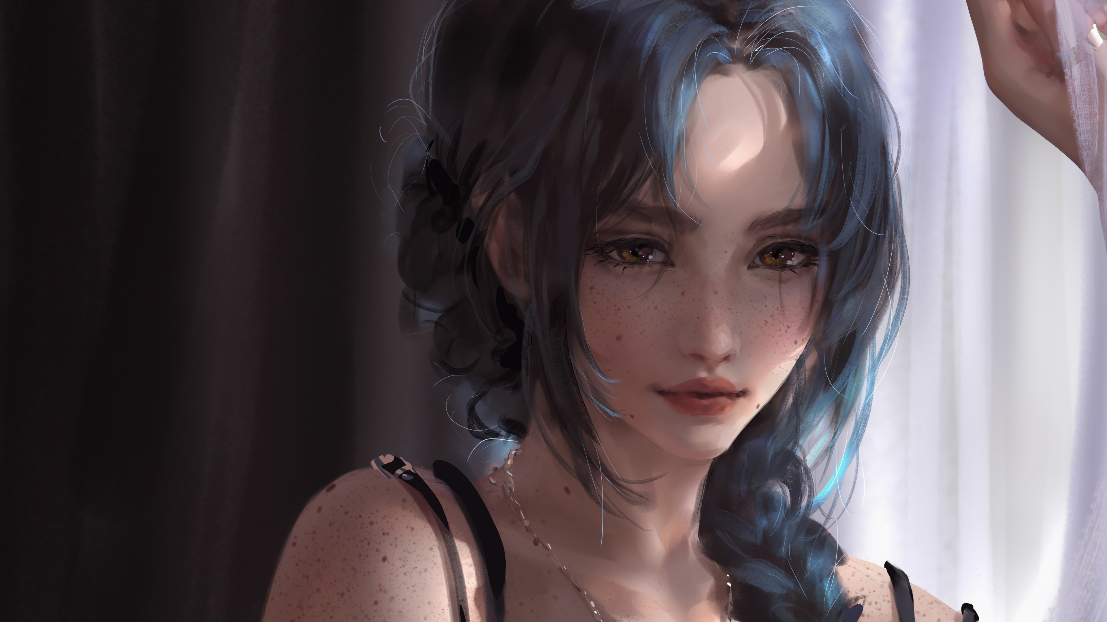 Fantasy Girl Digital Art 4K HD Wallpaper