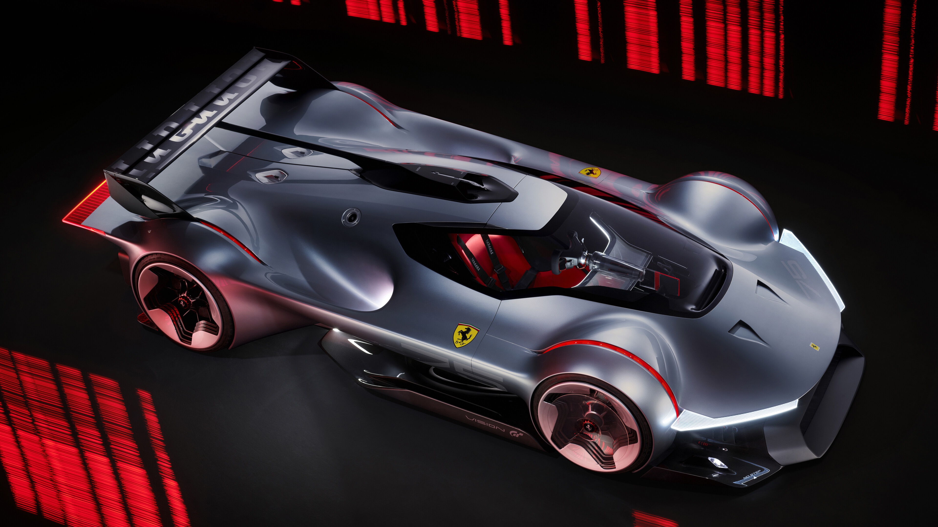Ferrari Vision Gran Turismo Concept Car 4K HD Wallpaper