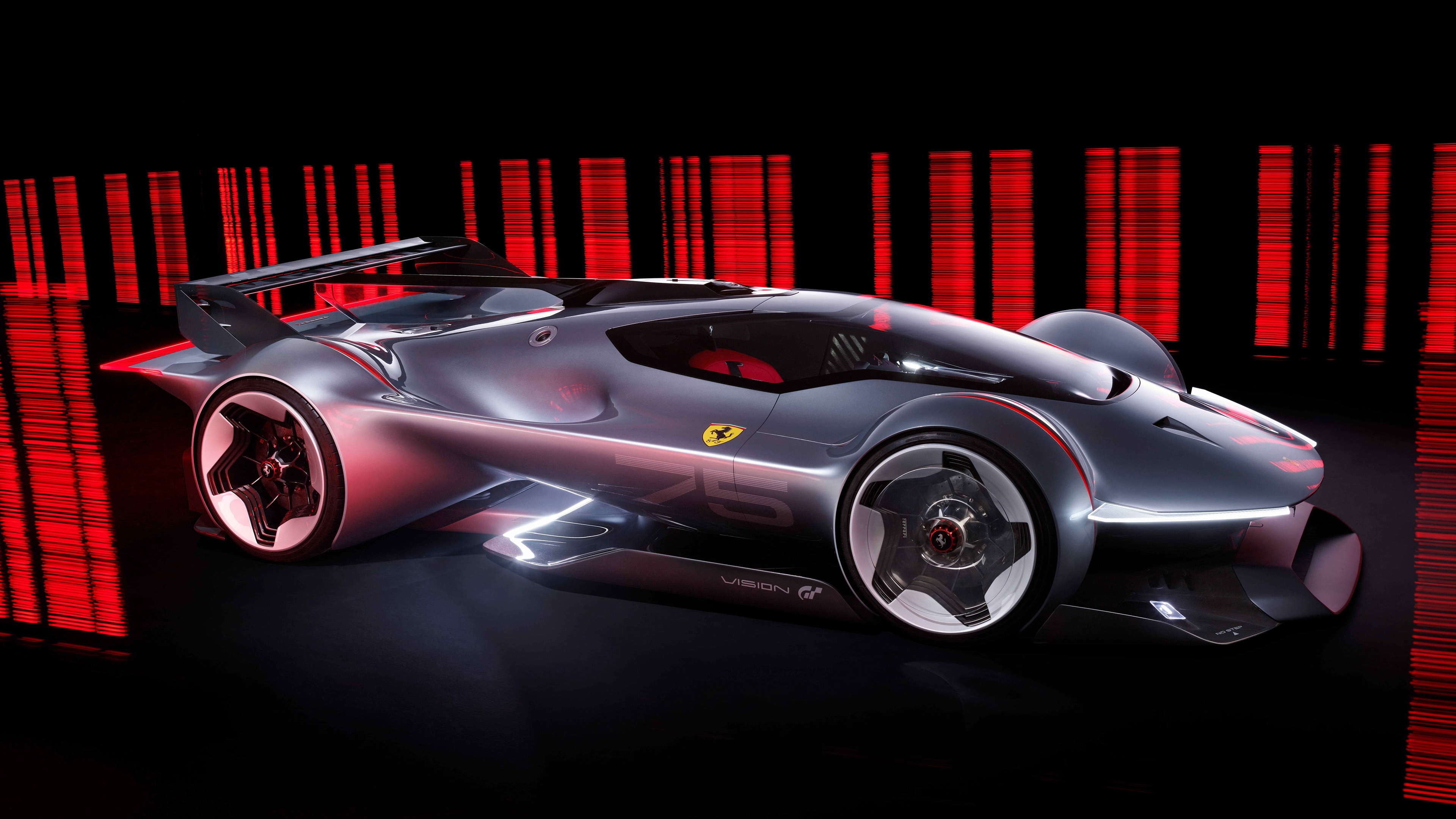 Ferrari Vision Gran Turismo Concept Car 4K HD Wallpaper