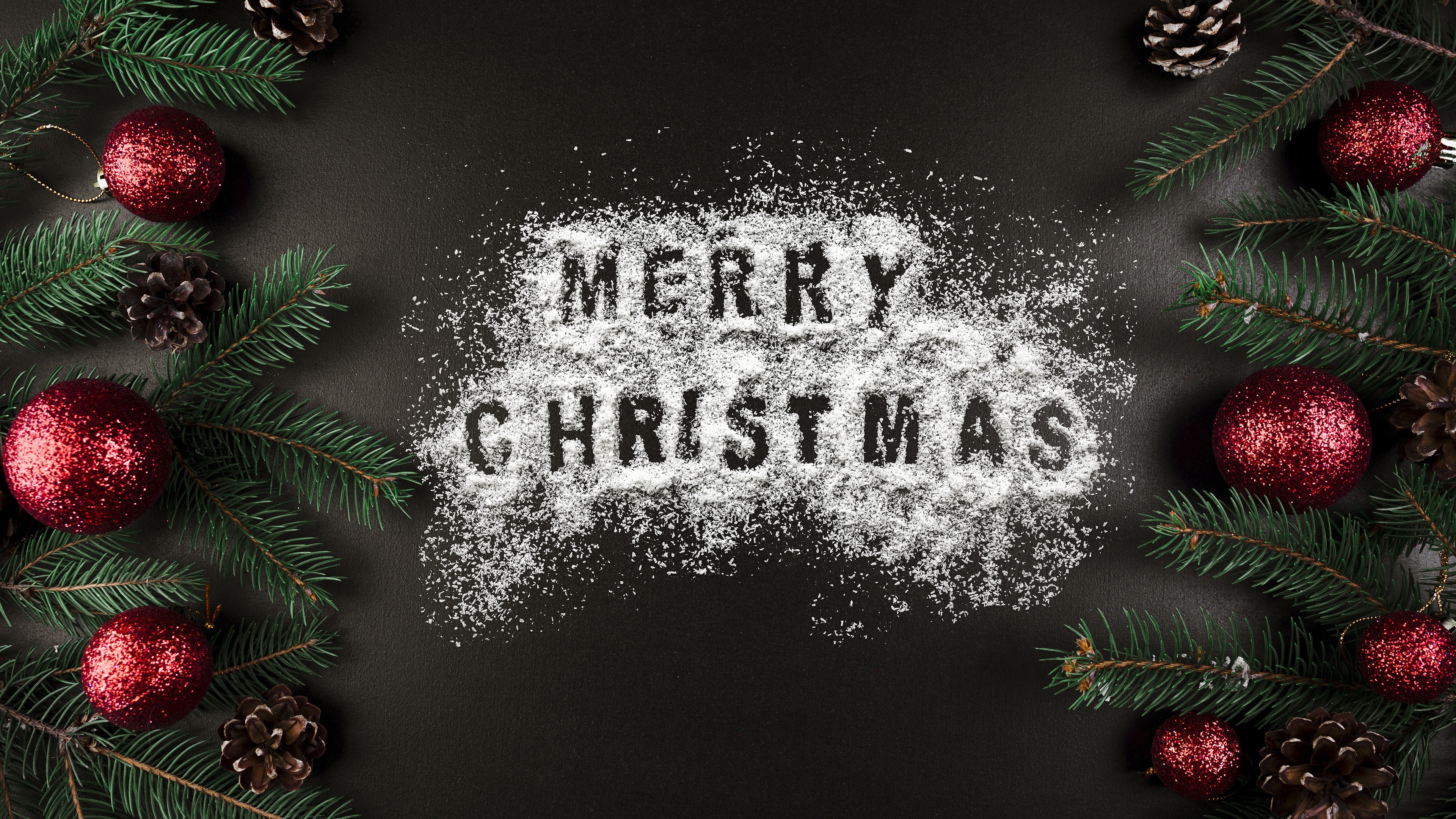 Merry Christmas 4K HD Wallpaper