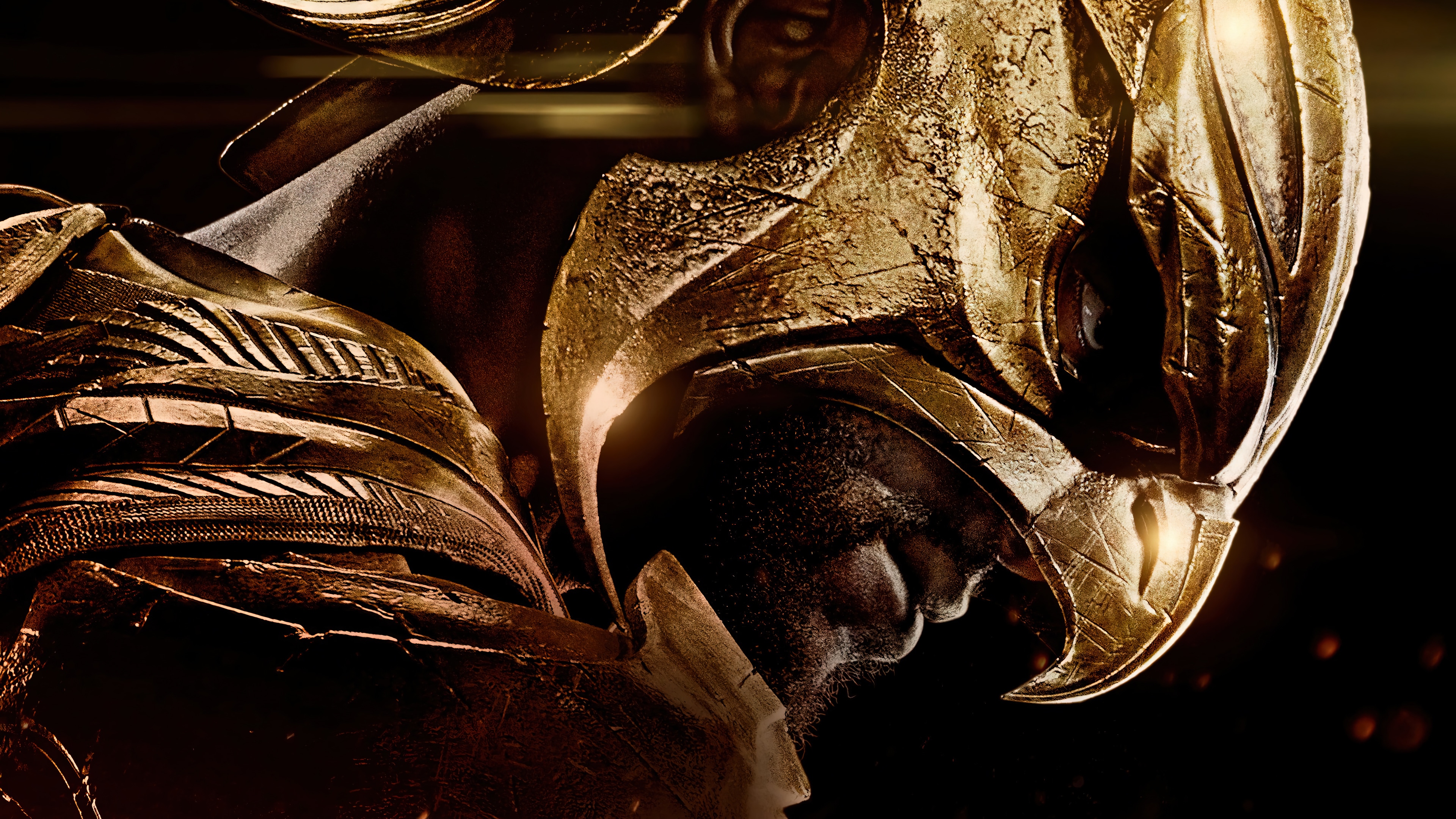 Hawkman in Golden Armor - Black Adam 4K HD Wallpaper