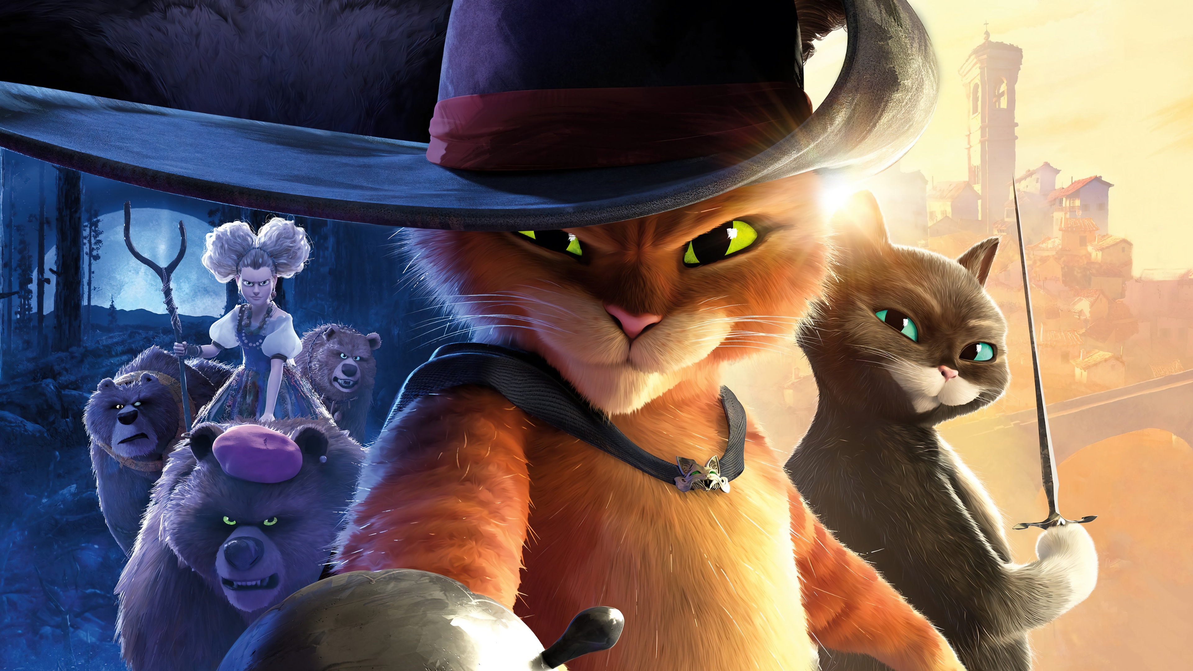 Puss in Boots: The Last Wish 4K HD Wallpaper