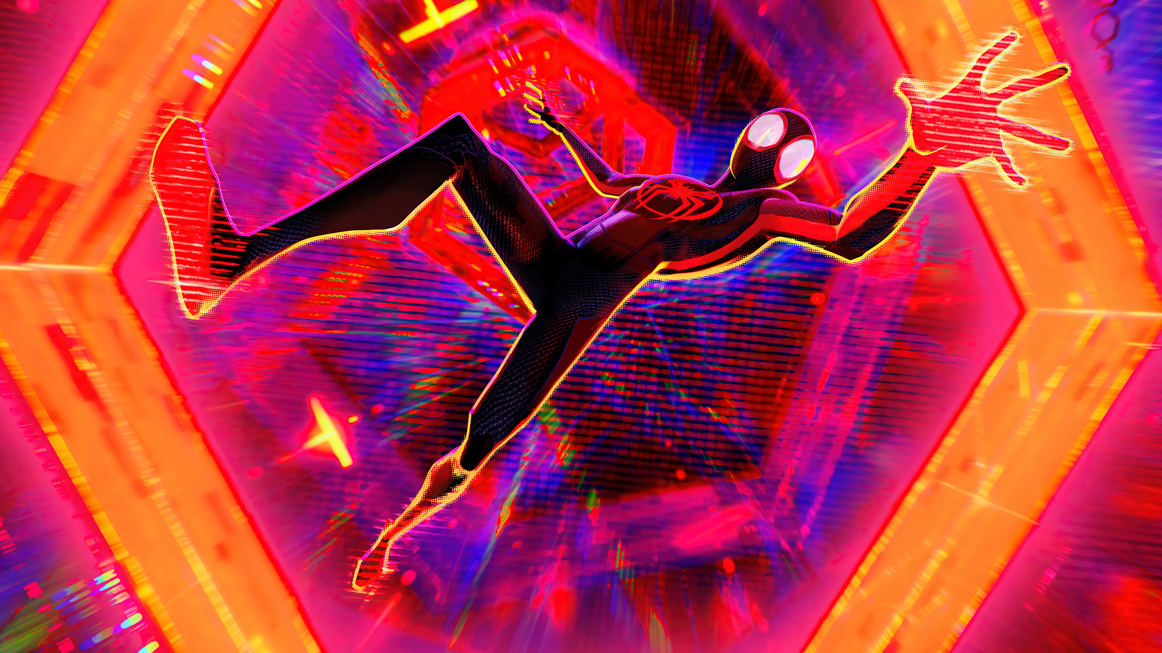 Miles Morales in Spider-Man: Across the Spider-Verse 4K HD Wallpaper