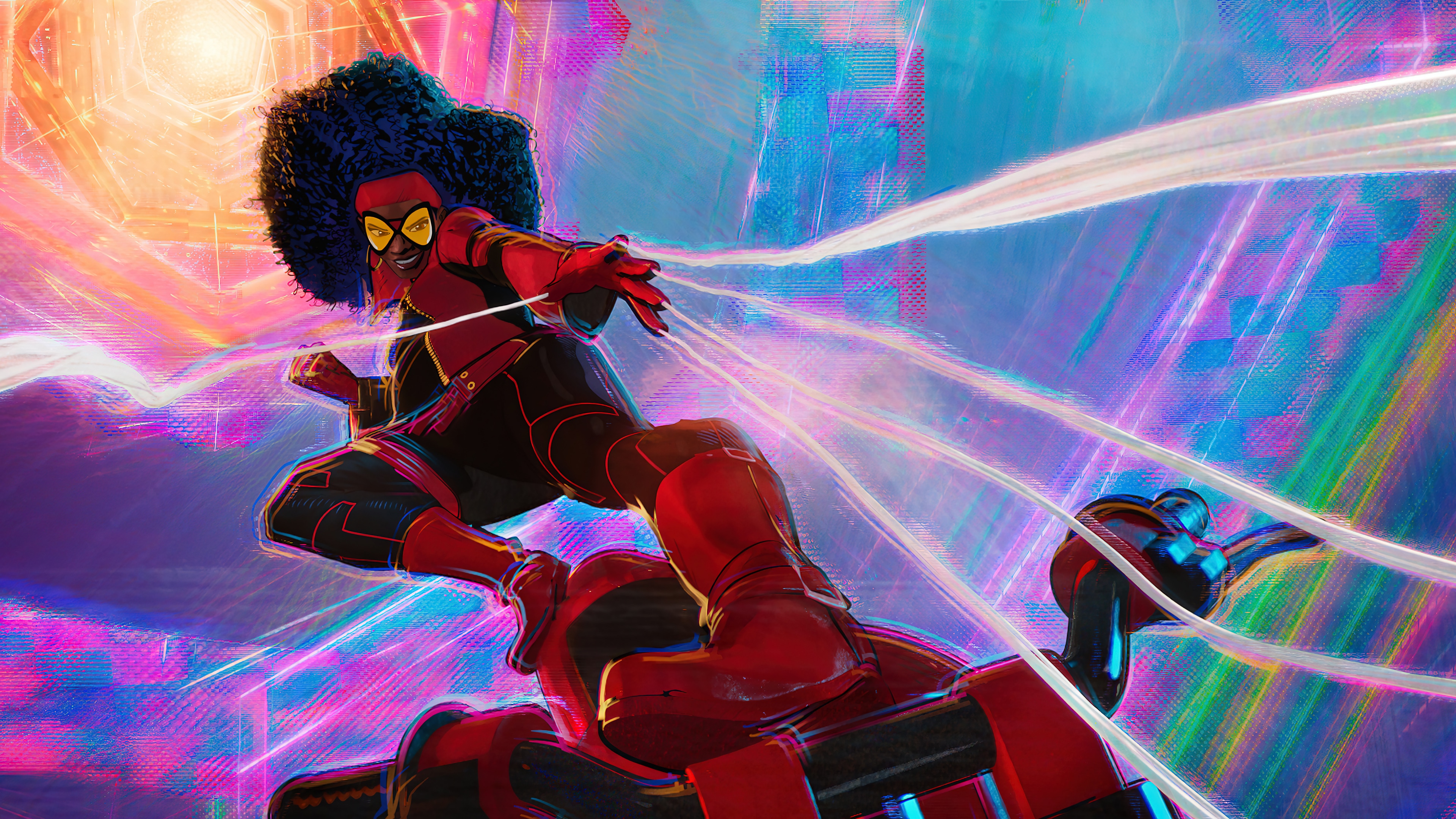 Spider-Woman in Spider-Man: Across the Spider-Verse 4K HD Wallpaper