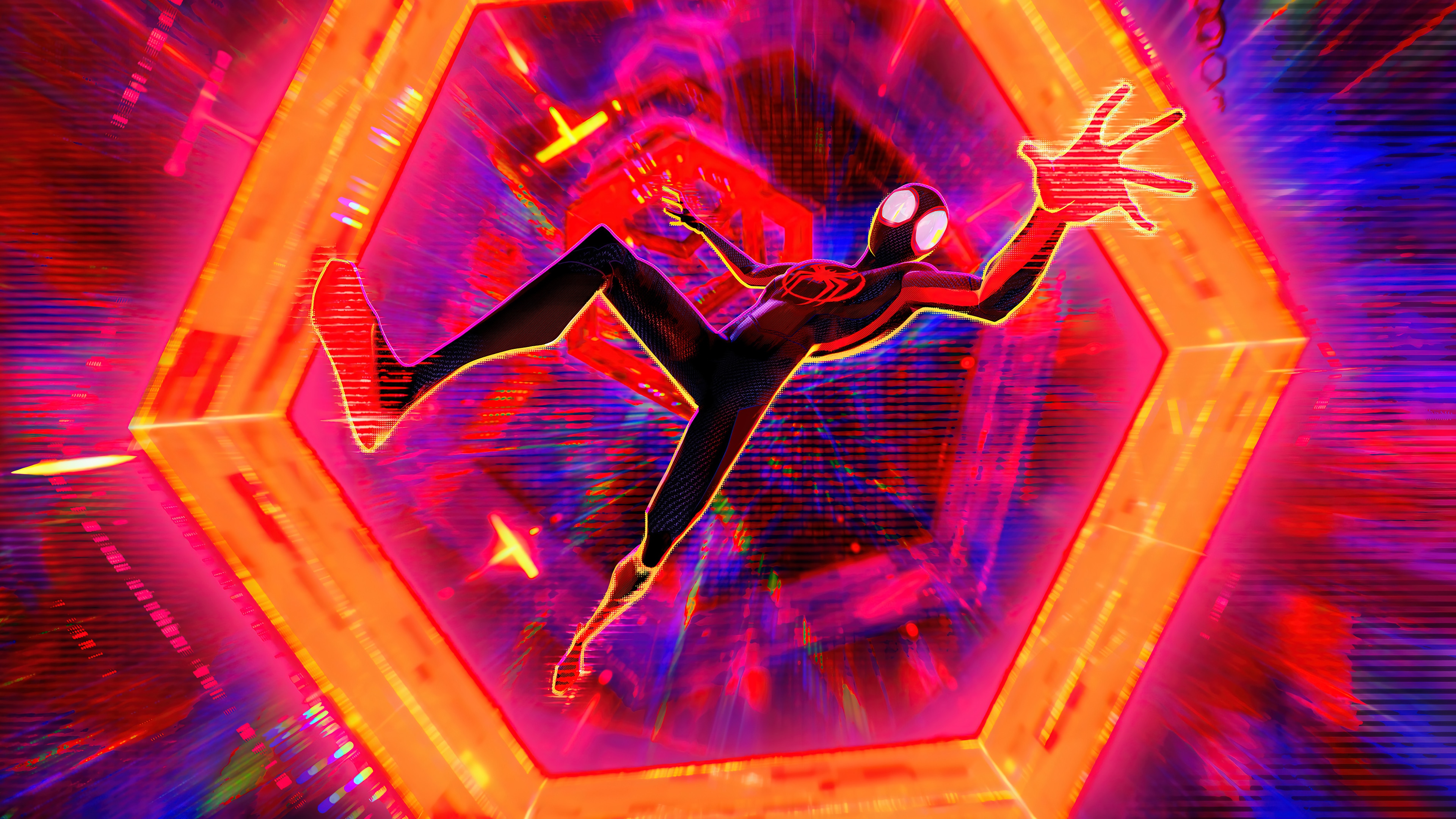 Miles Morales in Spider-Man: Across the Spider-Verse 4K HD Wallpaper