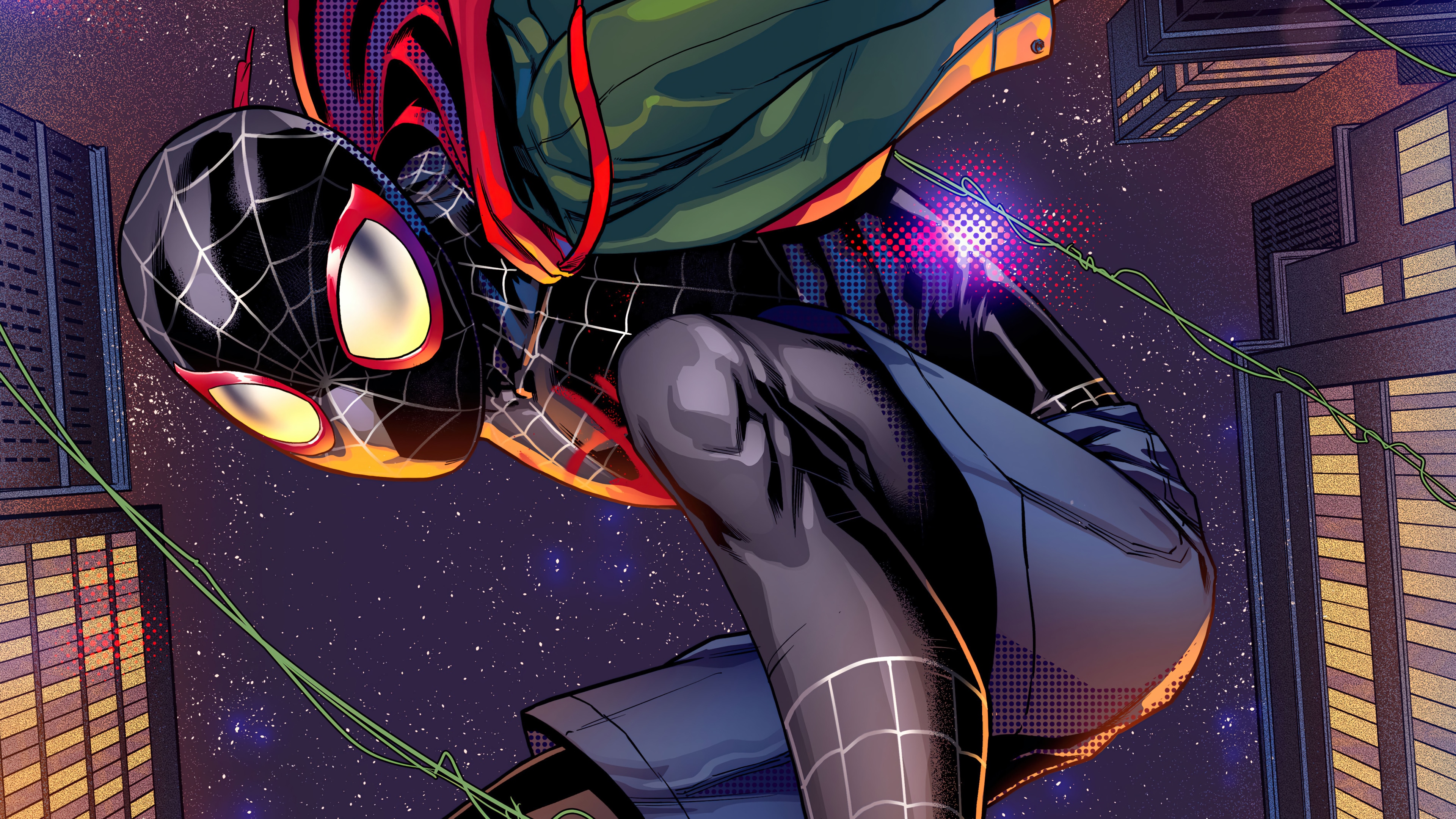 Miles Morales Spider-Man in 4K HD Wallpaper