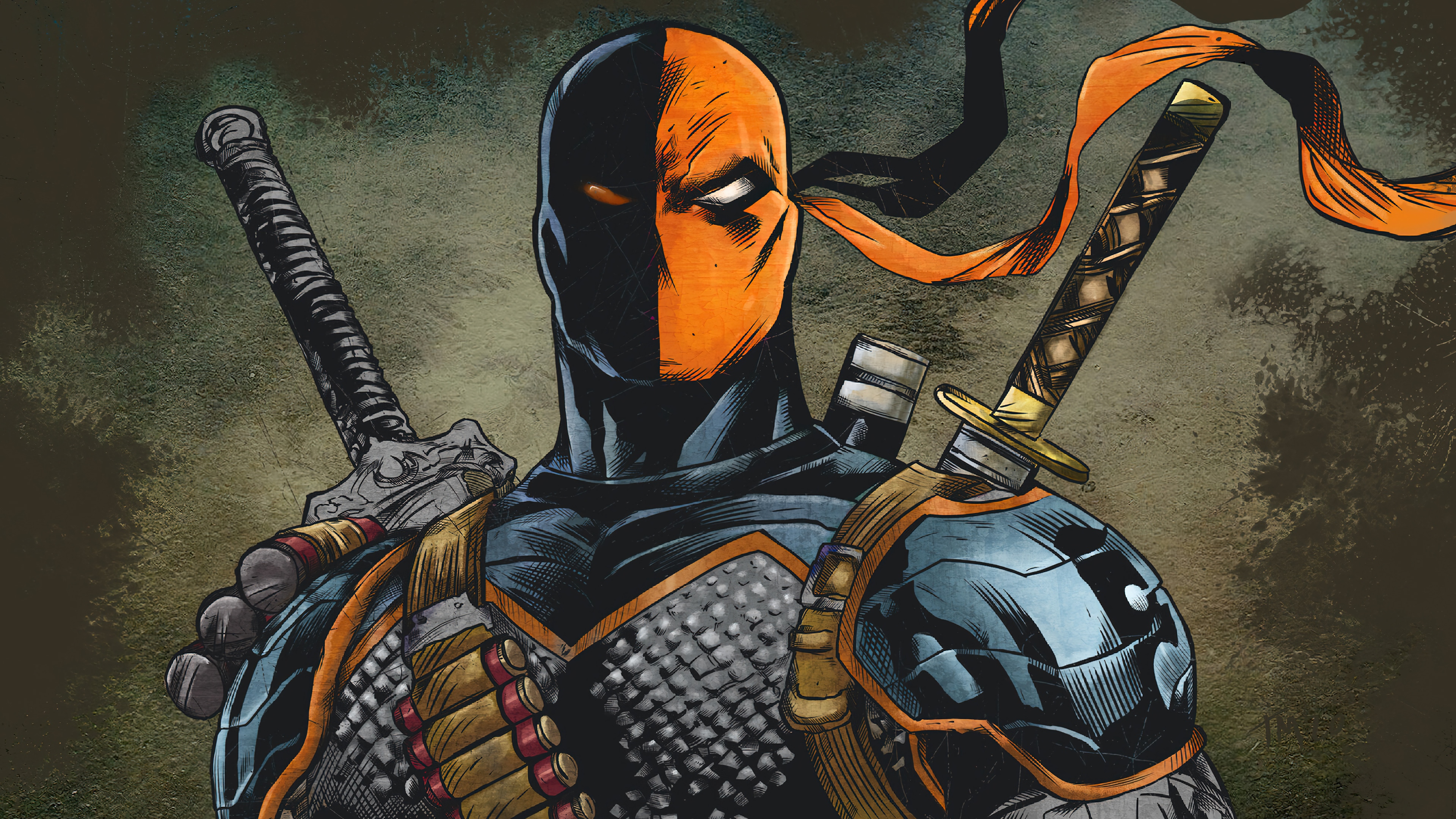 Deathstroke from DC Comics in 4K HD Wallpaper