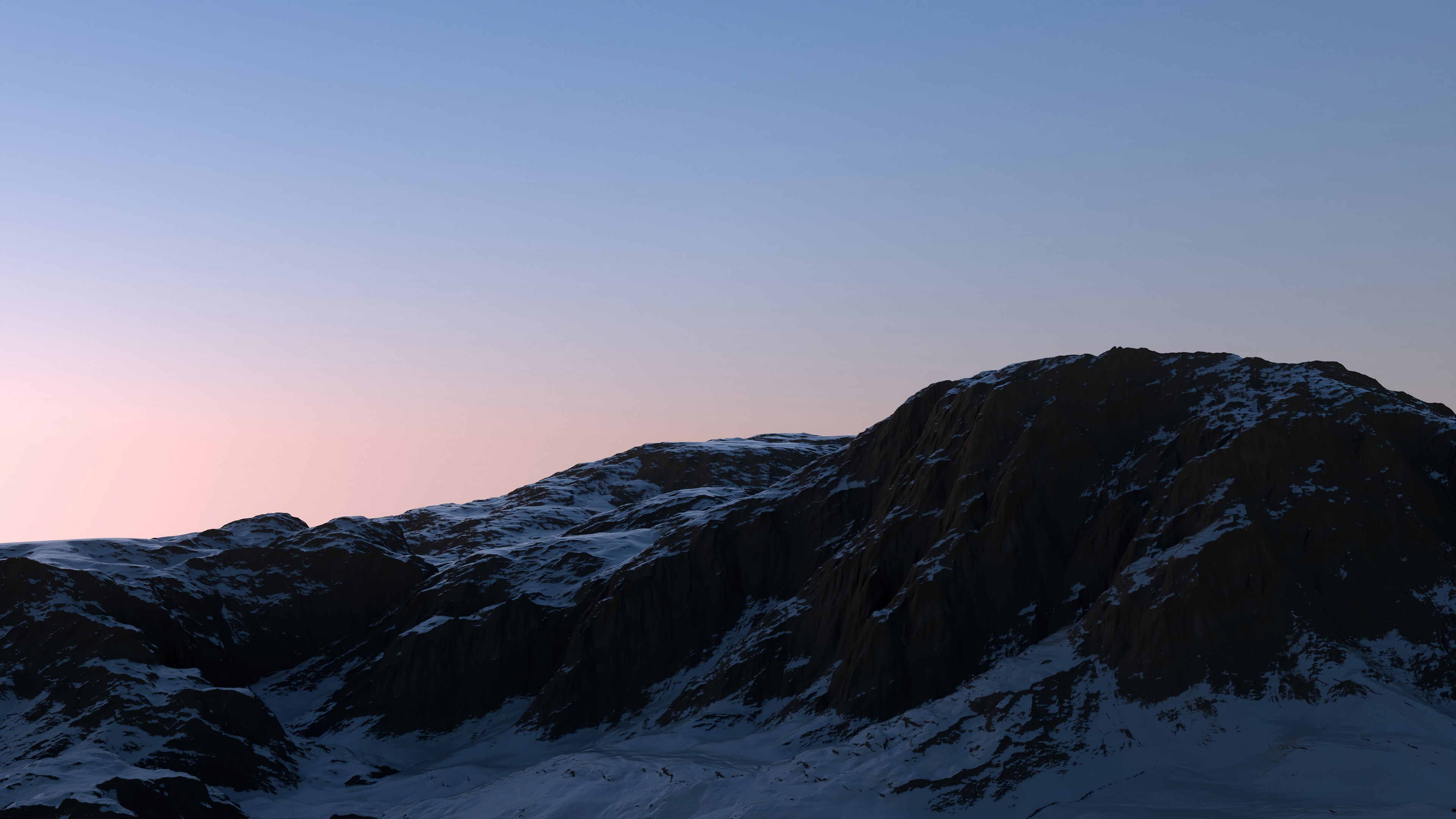 Windows 11 OS Technology Mountain 4K HD Wallpaper