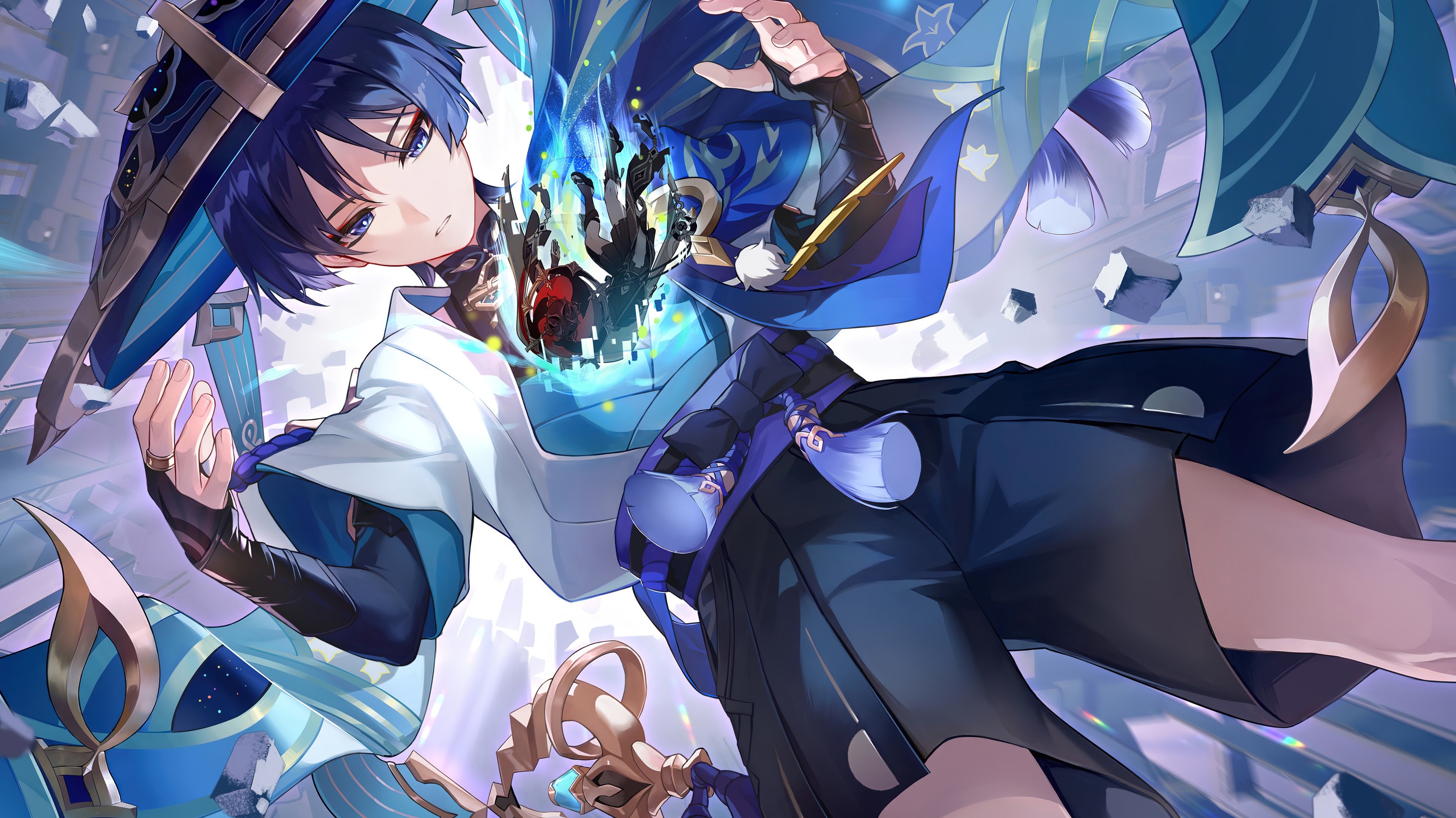 Wanderer Scaramouche Genshin Impact 4K HD Wallpaper