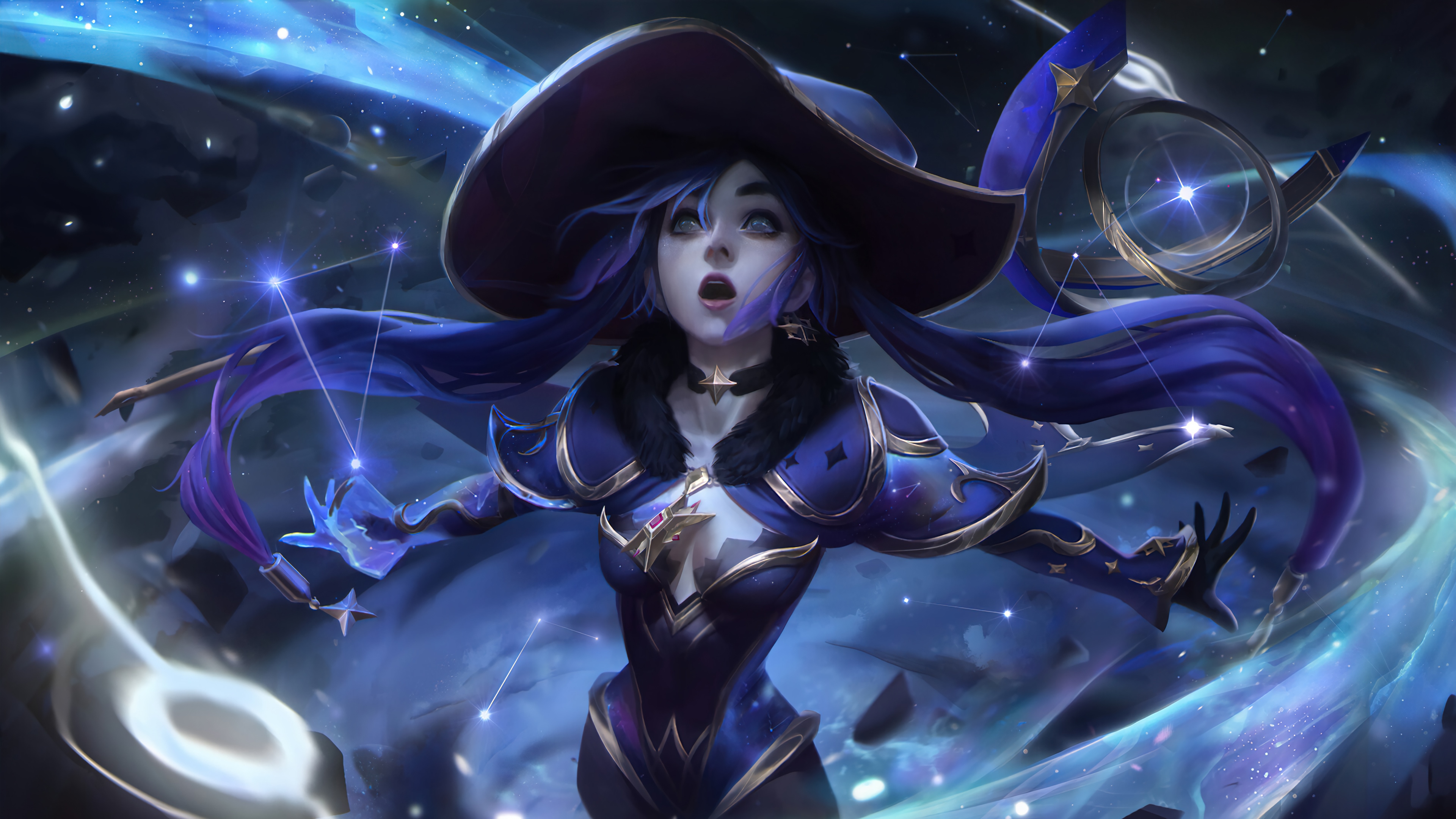 Mona from Genshin Impact in 4K HD Wallpaper