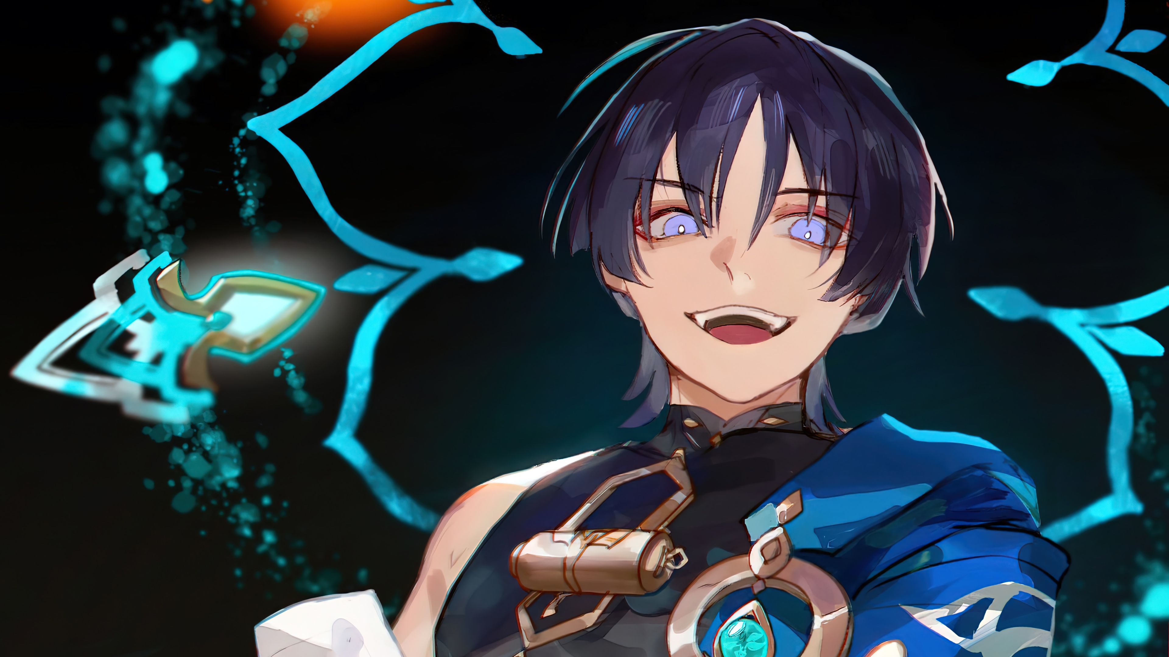 Scaramouche from Genshin Impact 4K HD Wallpaper