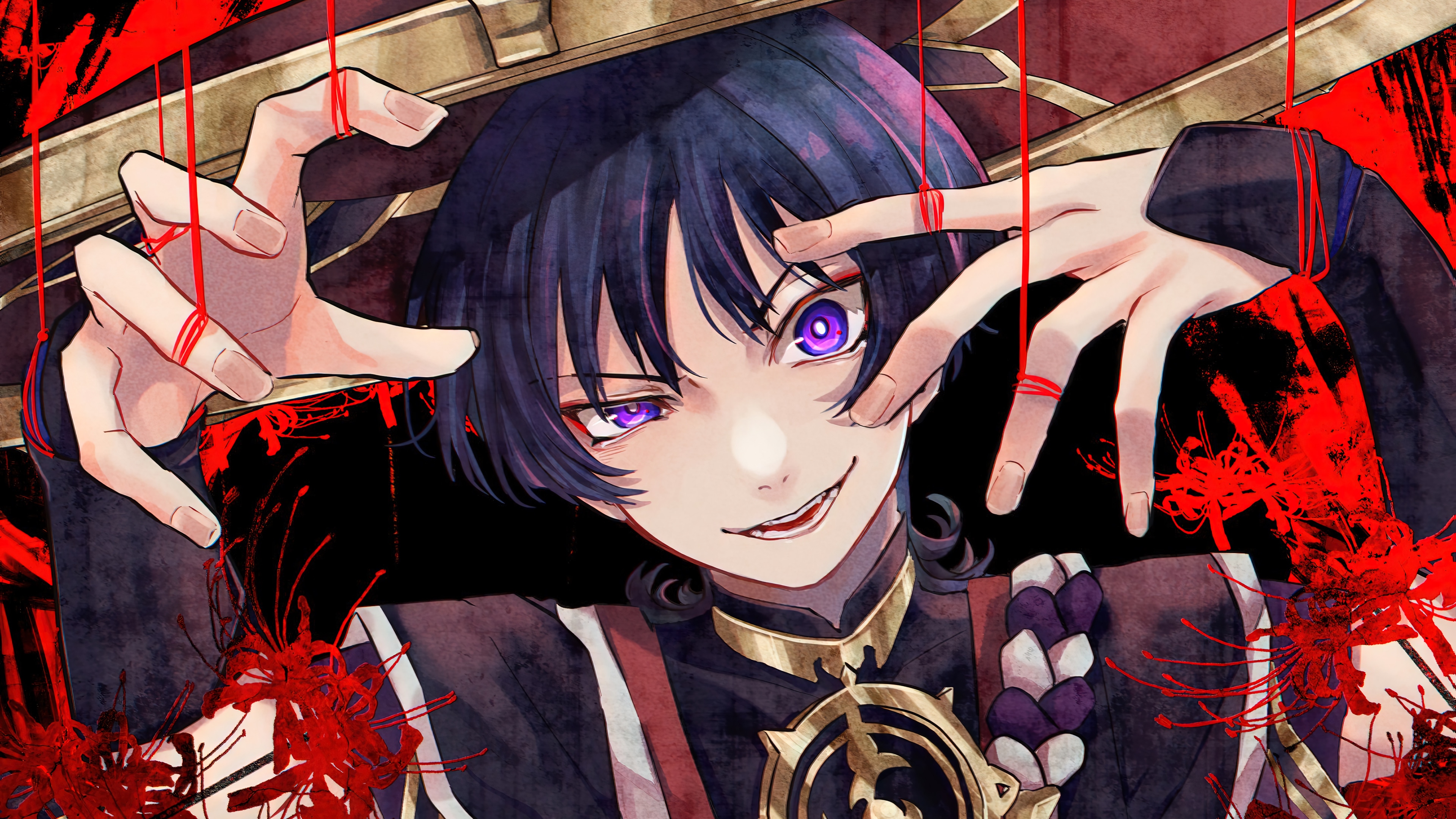Genshin Impact Wanderer Scaramouche 4K HD Wallpaper