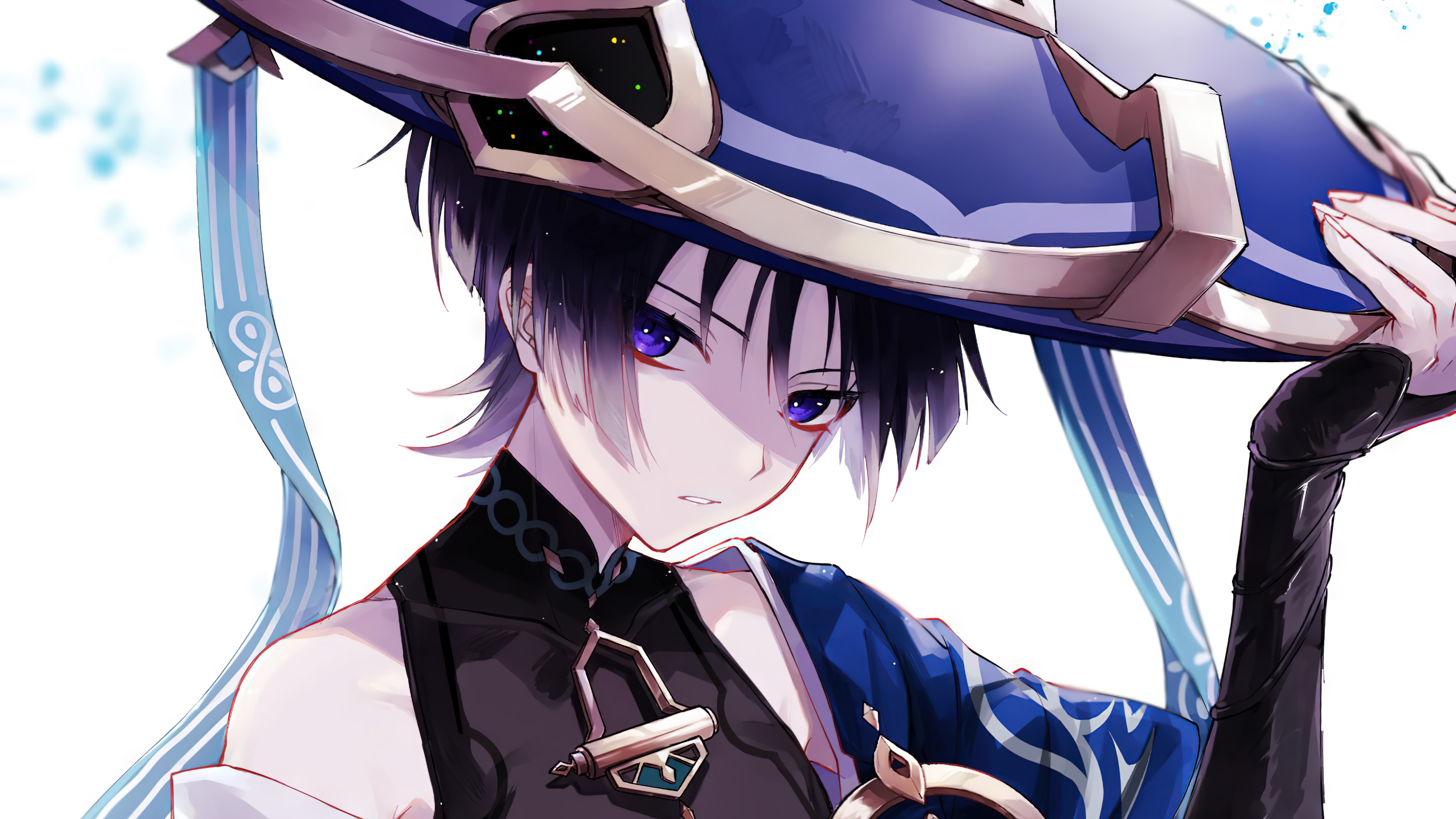Scaramouche from Genshin Impact in 4K HD Wallpaper