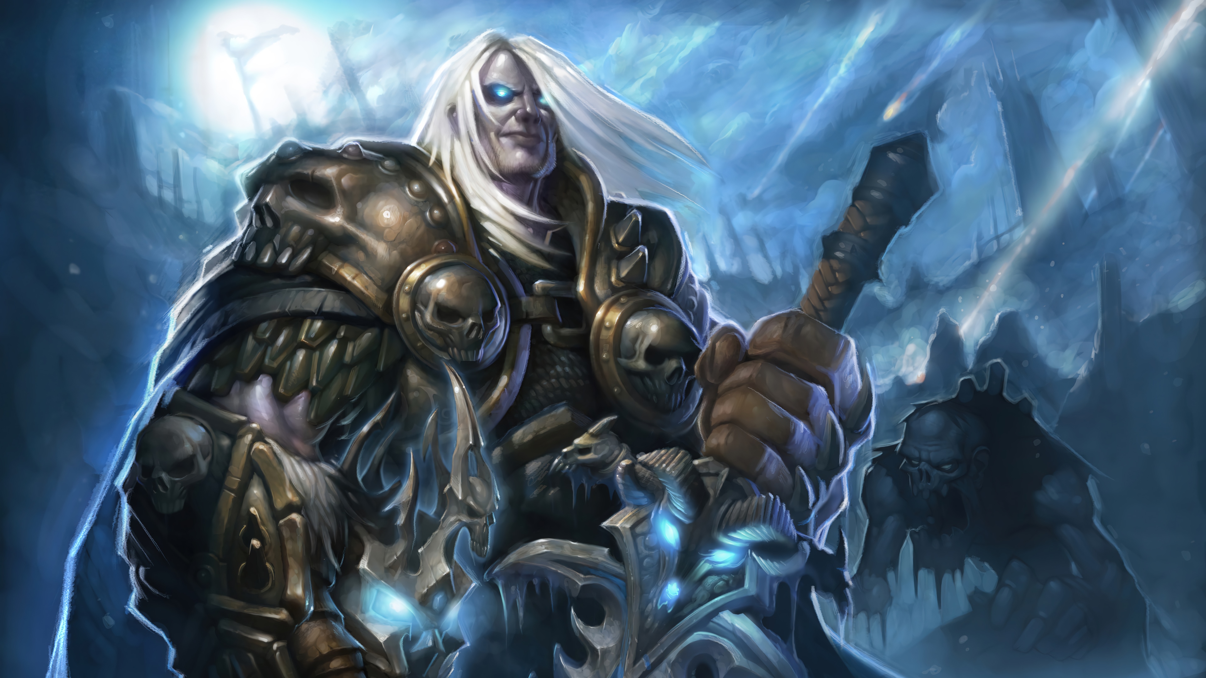 Arthas Menethil, the Lich King, in 4K HD Wallpaper
