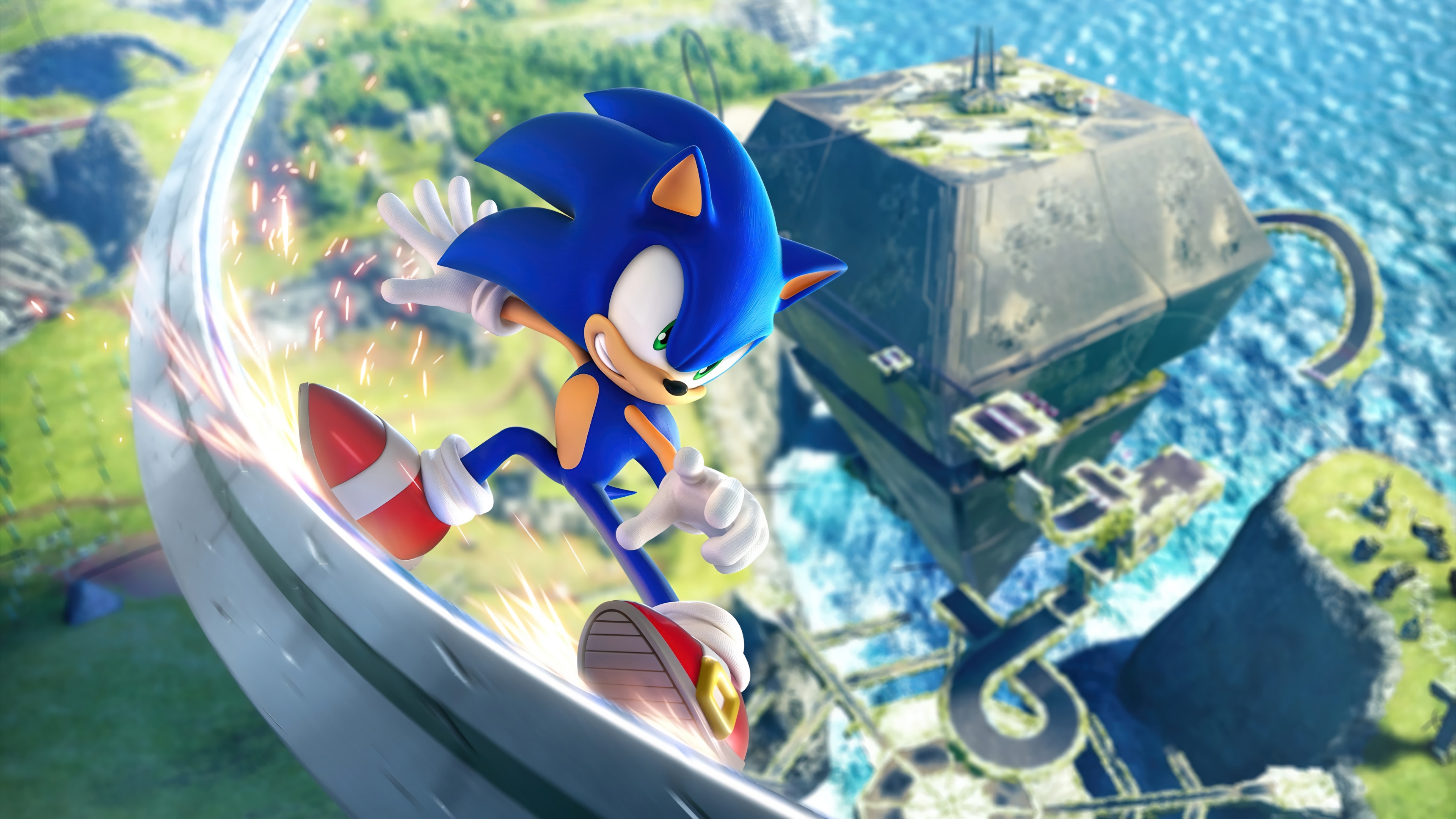 Sonic Frontiers 4K HD Wallpaper
