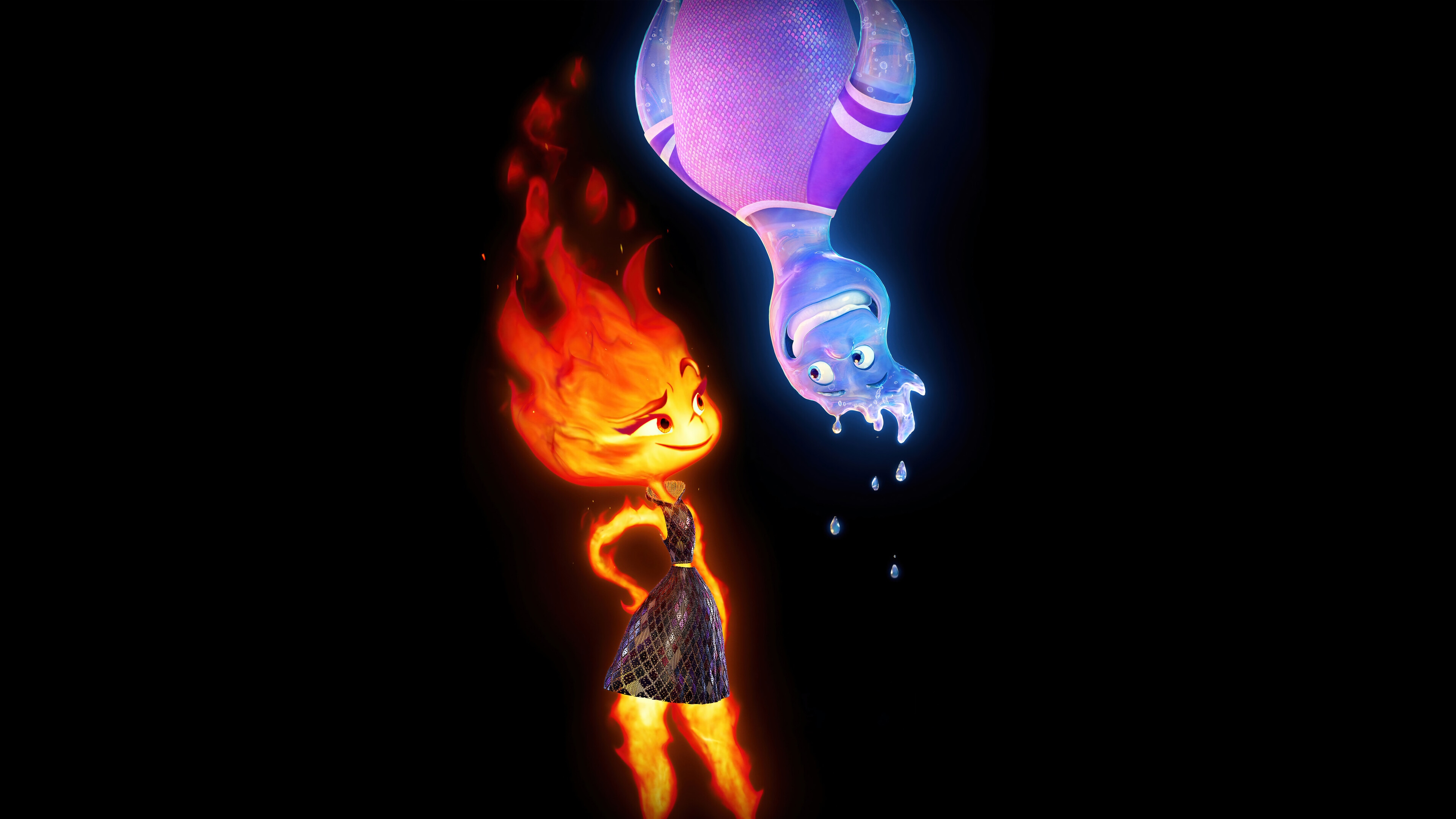 Elemental 4K HD Wallpaper