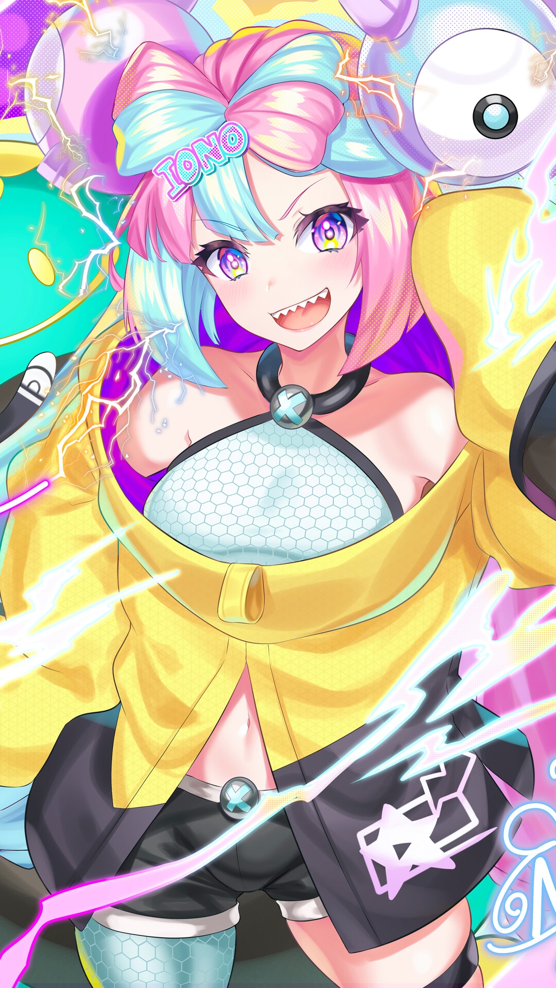 Iono from Pokemon Scarlet and Violet HD Phone Wallpaper
