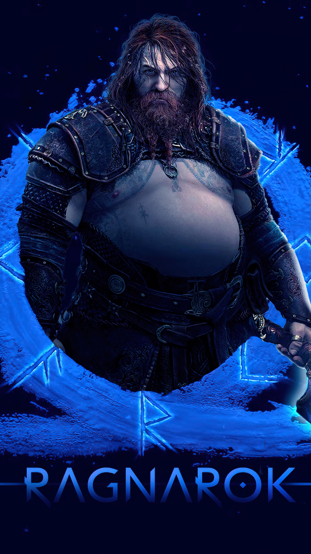 Thor from God of War Ragnarok HD Phone Wallpaper