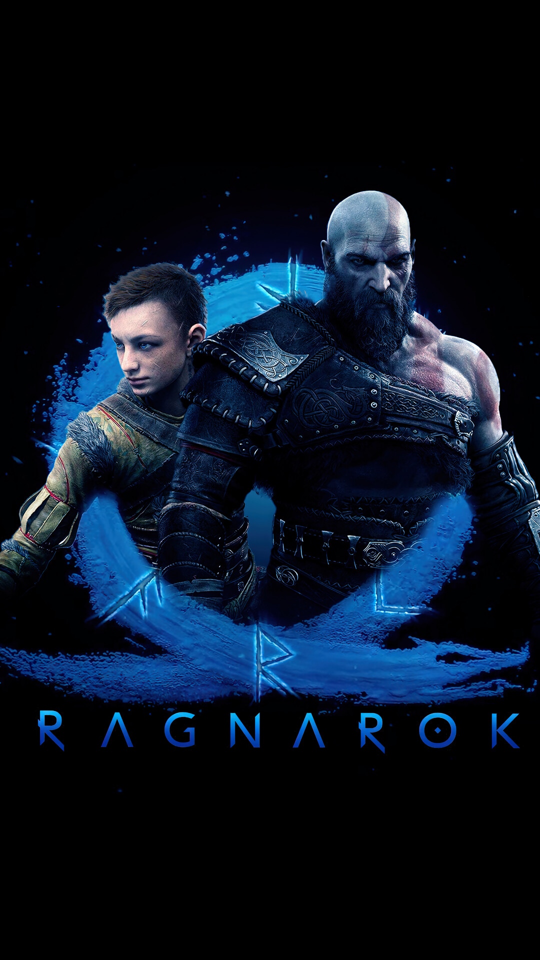 God of War Ragnarok Kratos and Atreus HD Phone Wallpaper